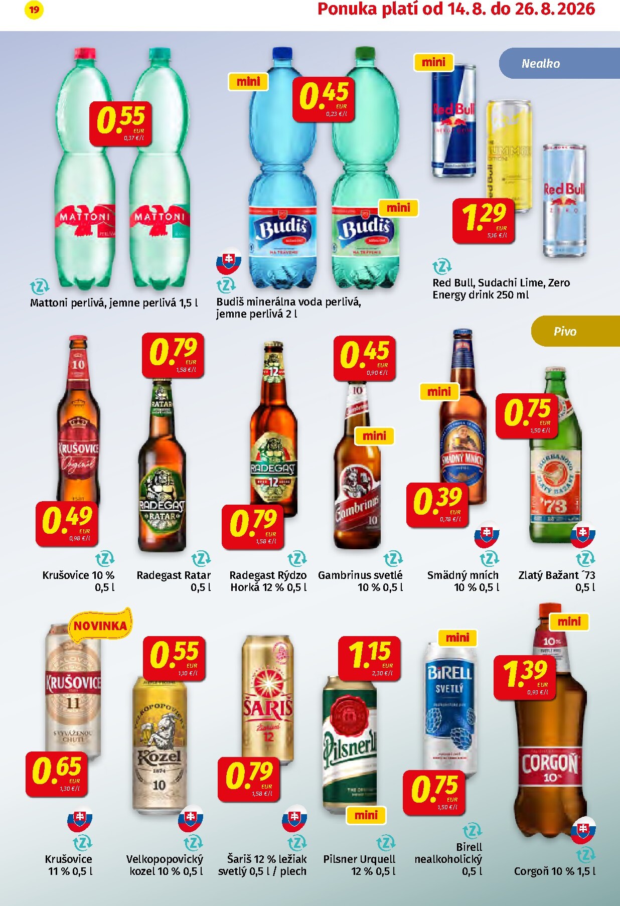 koruna - Nový Koruna leták od piatku, 14.08.2026 do stredy, 26.08.2026 - page: 19