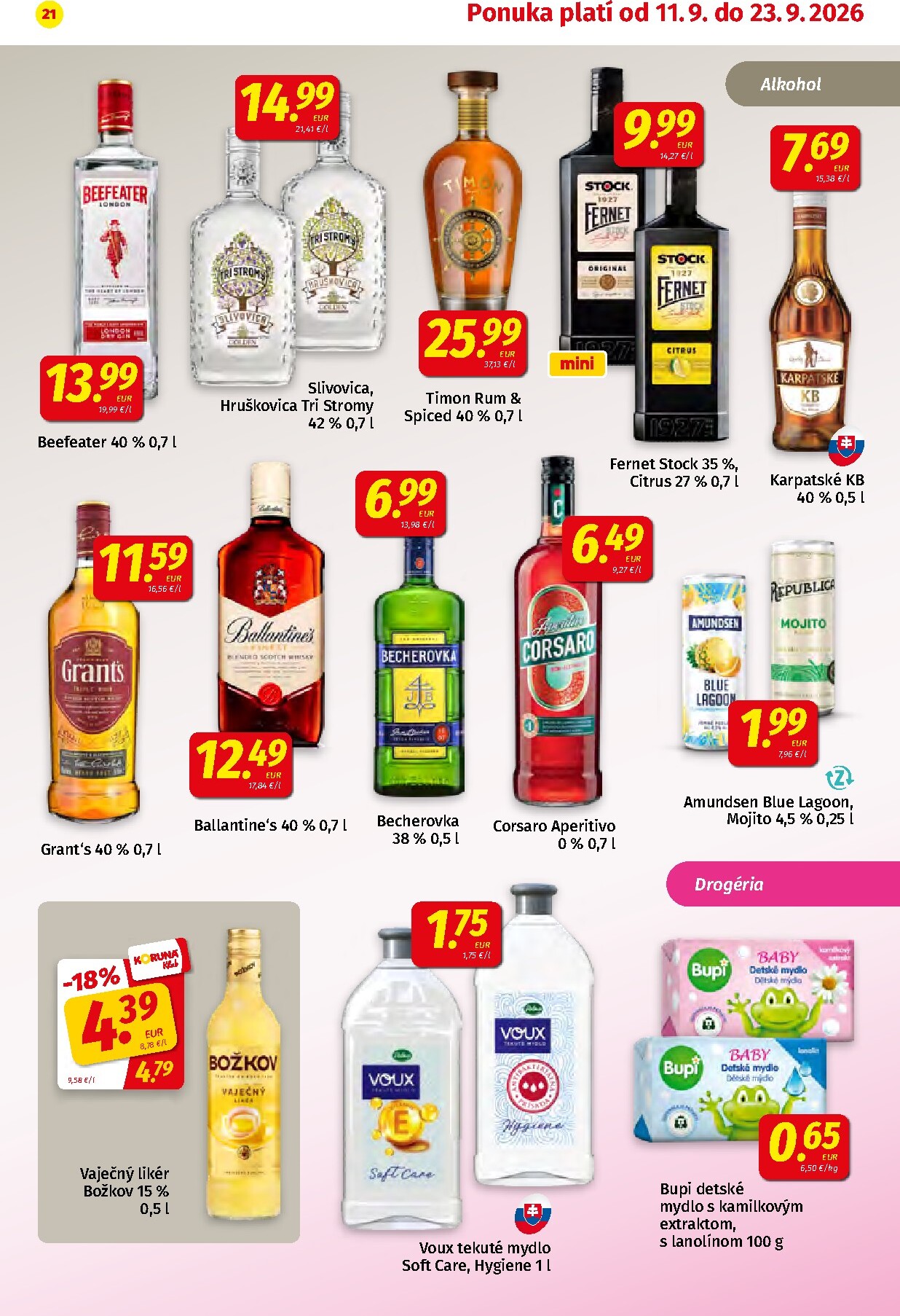 koruna - Nový Koruna leták od piatku, 11.09.2026 do stredy, 23.09.2026 - page: 21