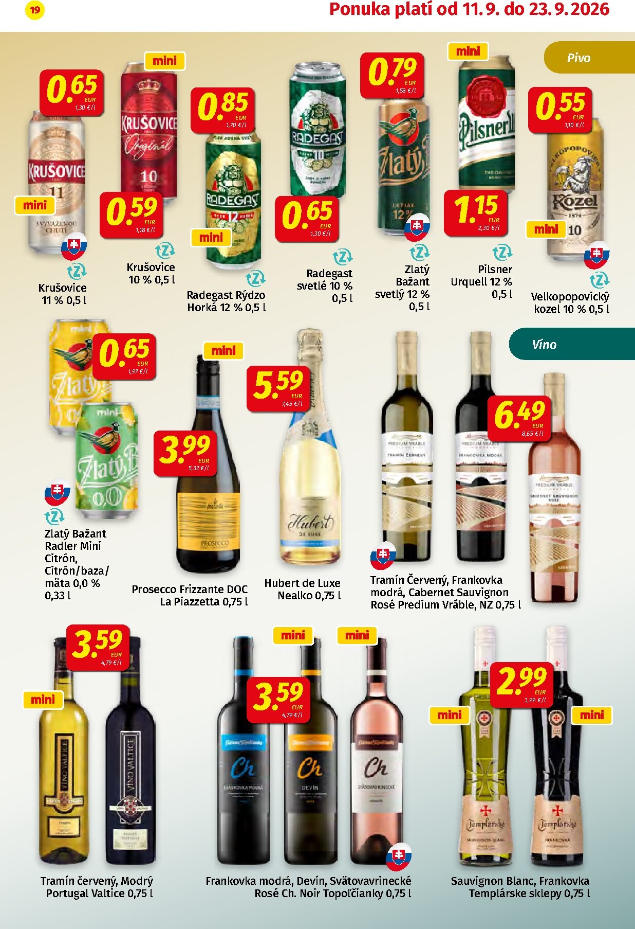 koruna - Nový Koruna leták od piatku, 11.09.2026 do stredy, 23.09.2026 - page: 19