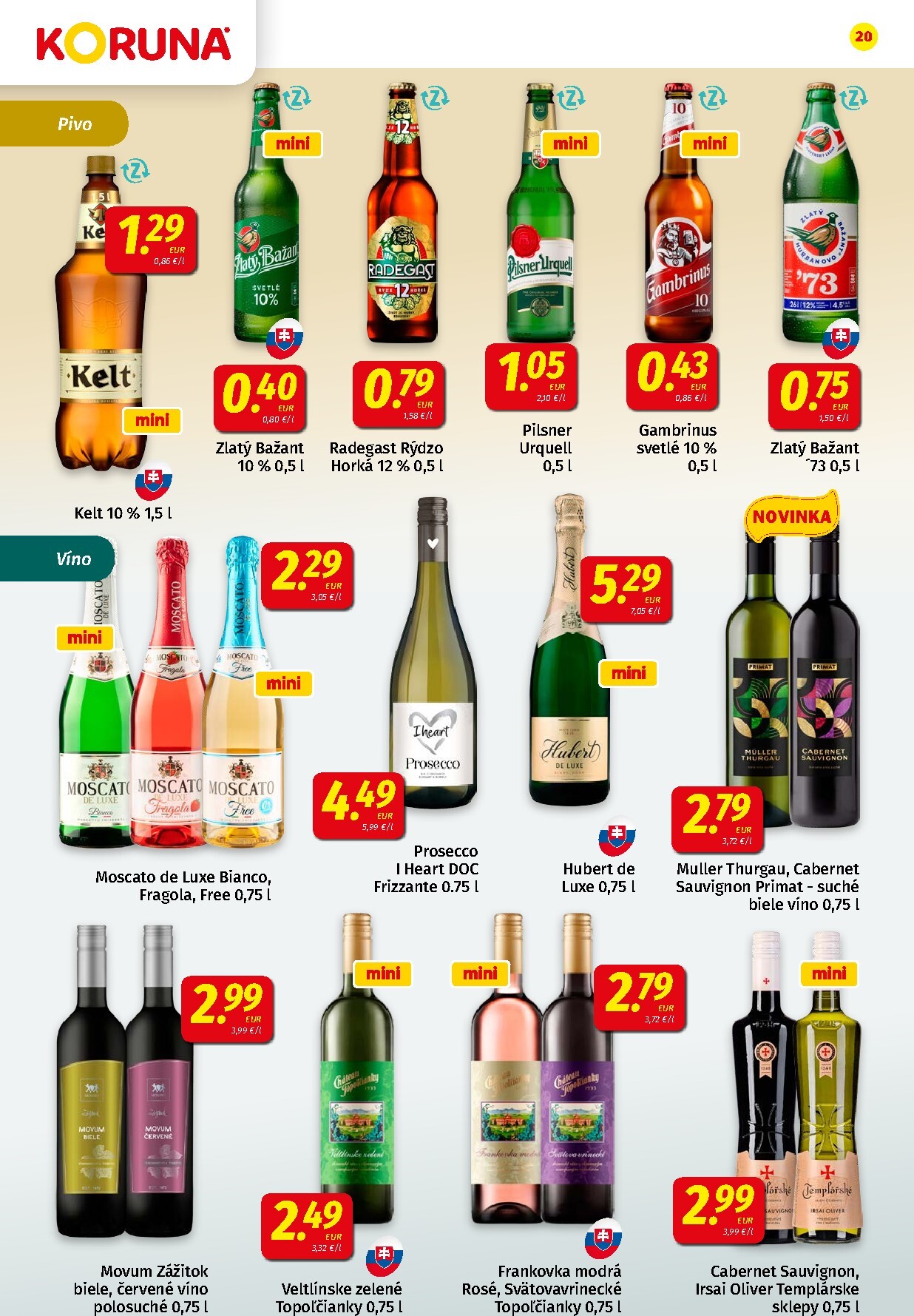 koruna - Nový Koruna leták od piatku, 25.09.2026 do stredy, 07.10.2026 - page: 20