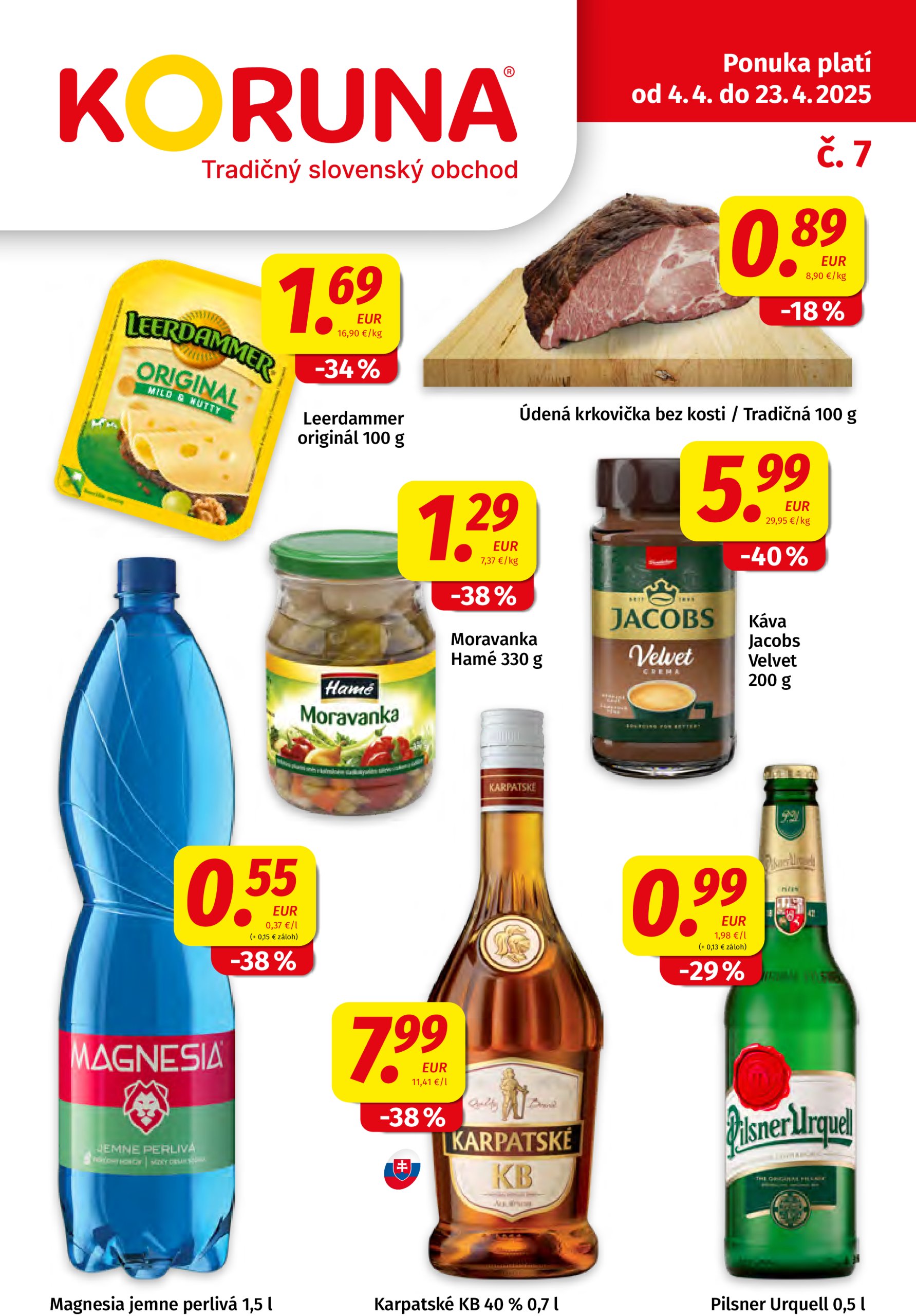 koruna - Koruna leták platný od 04.04. - 23.04.