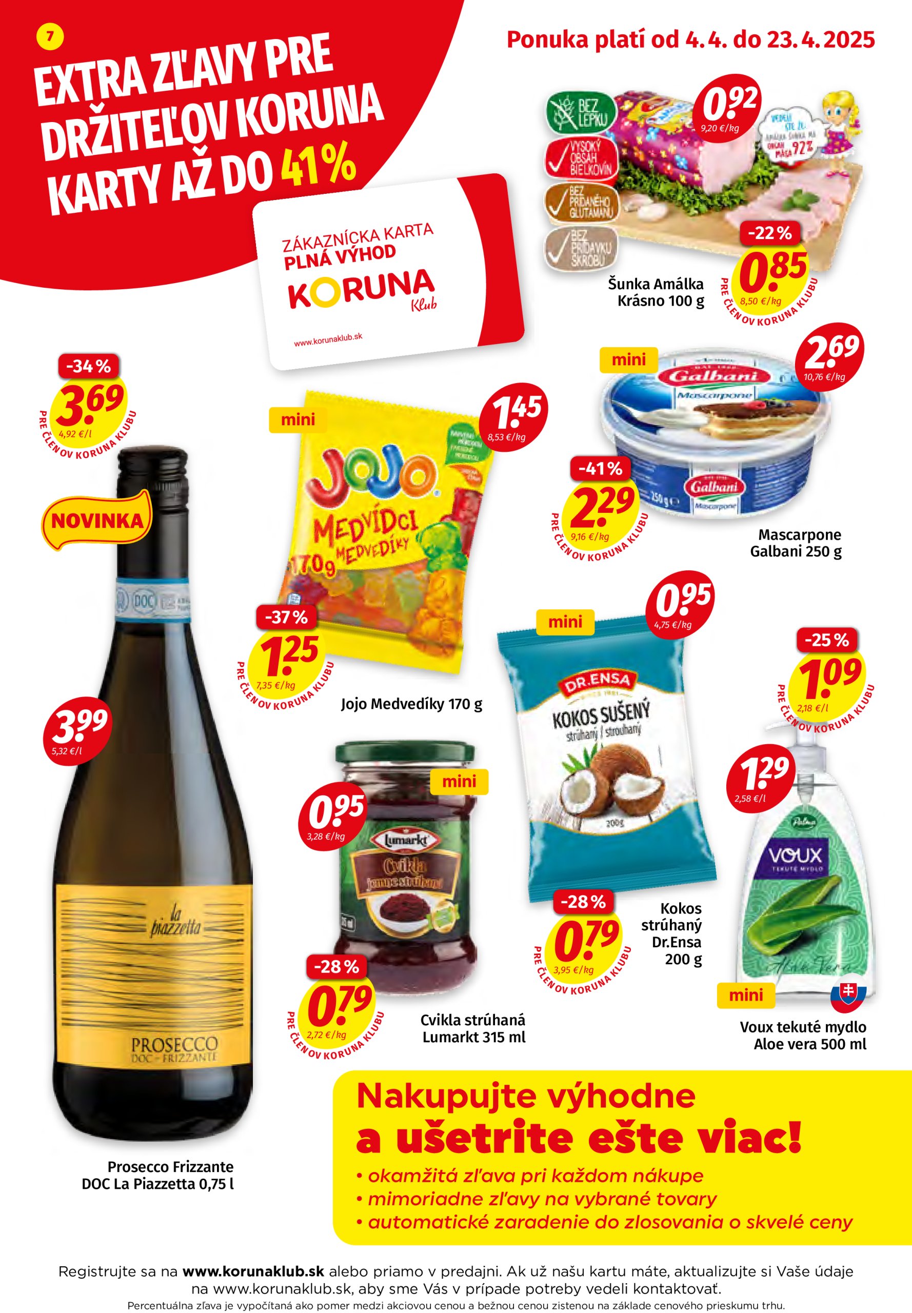 koruna - Koruna leták platný od 04.04. - 23.04. - page: 7