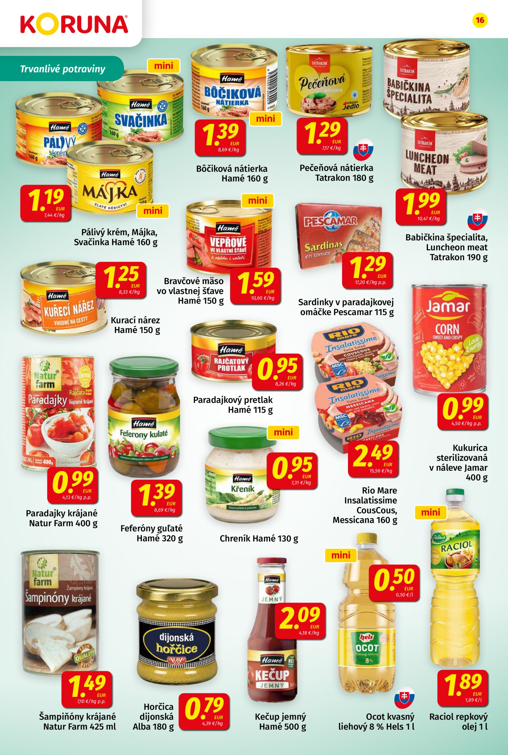 koruna - Leták Koruna platný od 18.07. do 30.07. - page: 16