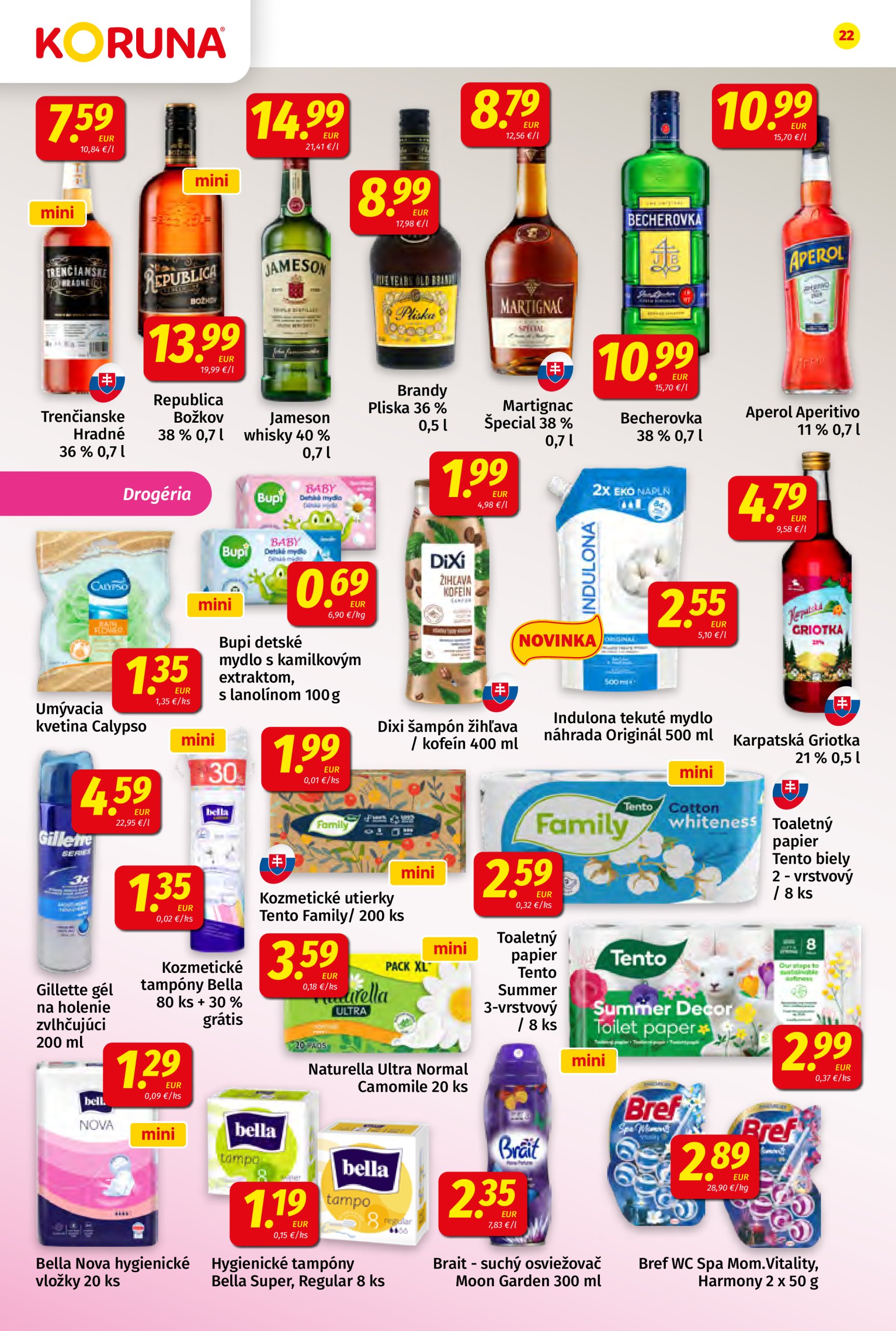 koruna - Leták Koruna platný od 01.08. do 13.08. - page: 22