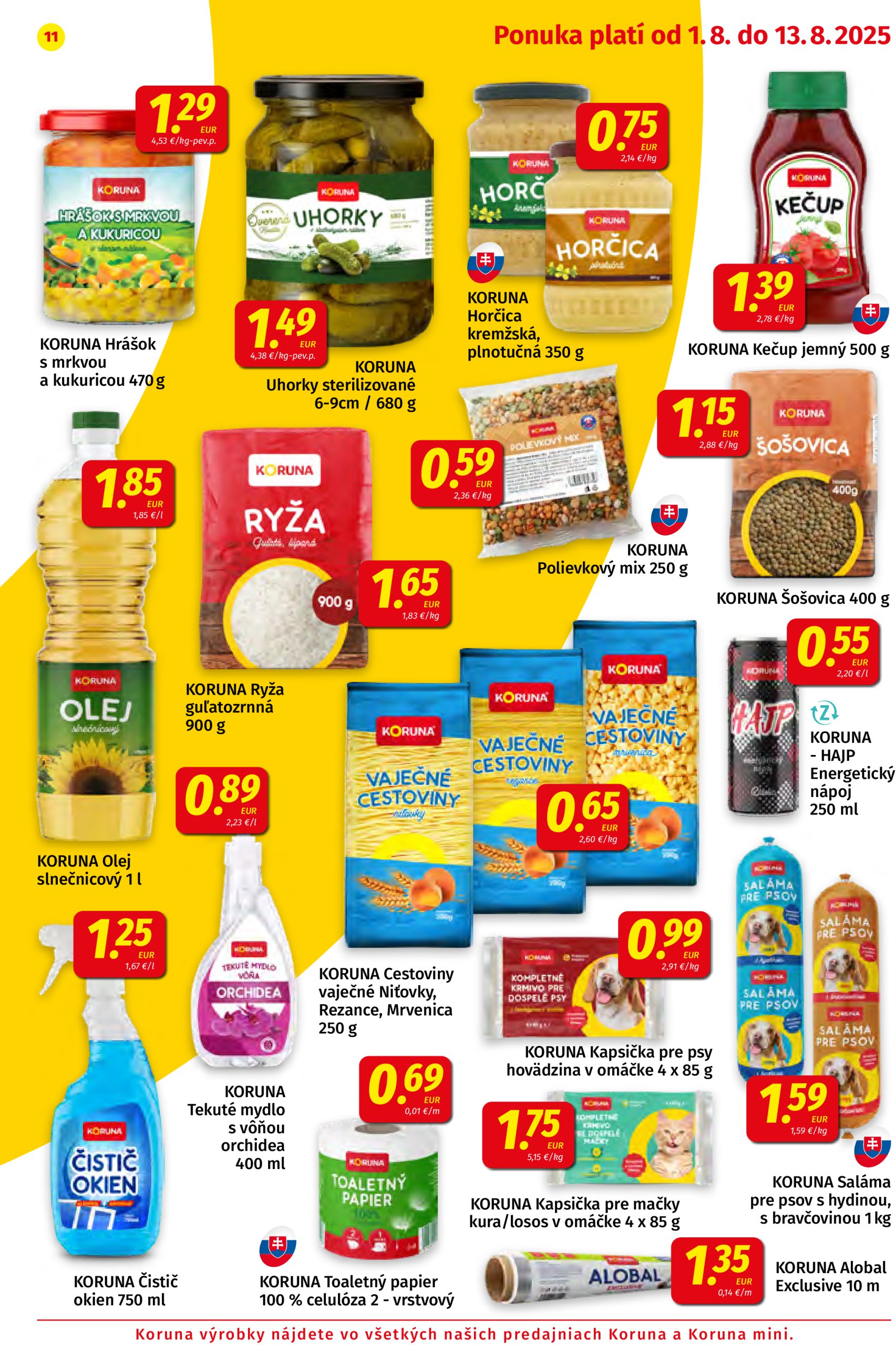 koruna - Leták Koruna platný od 01.08. do 13.08. - page: 11