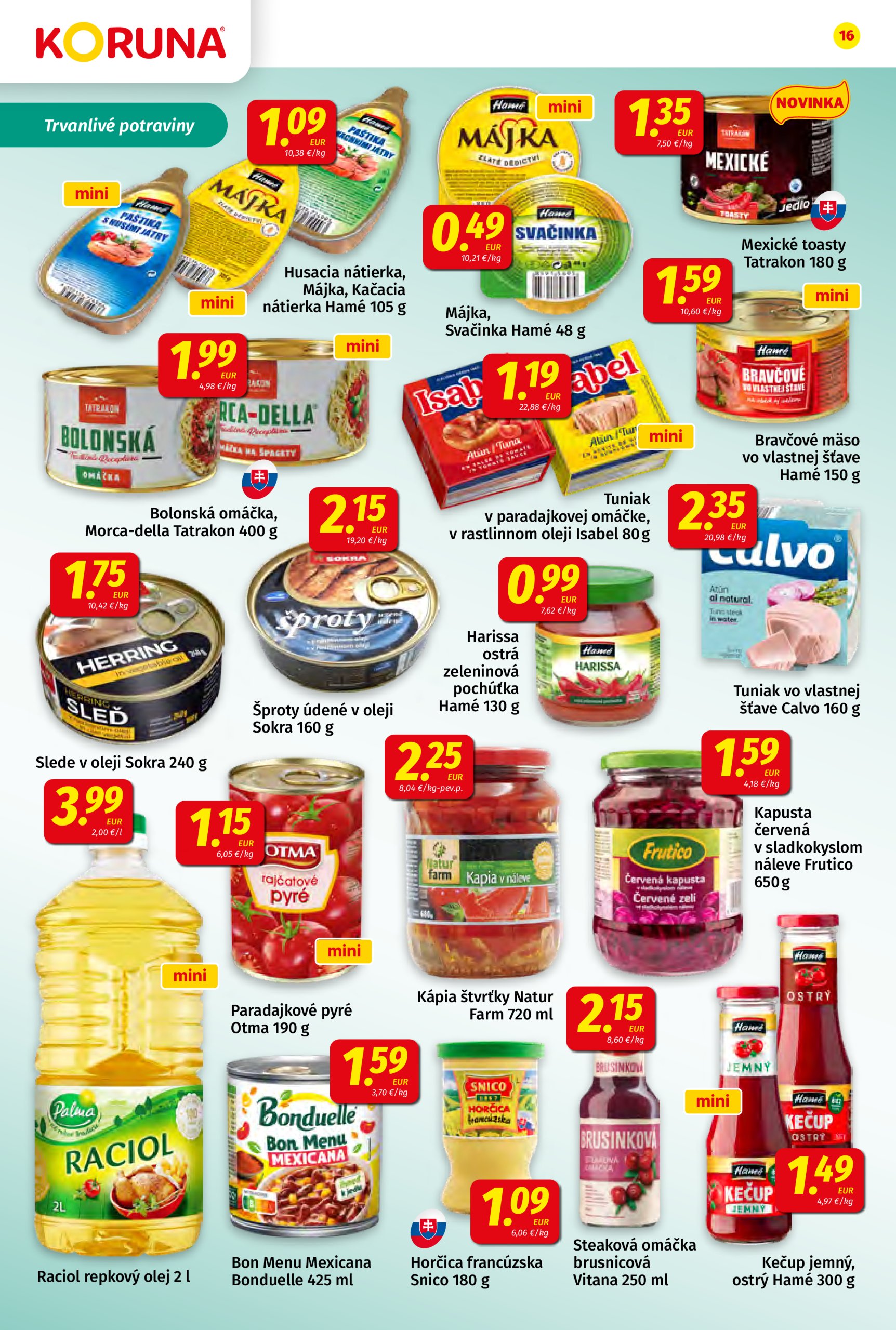 koruna - Leták Koruna platný od 01.08. do 13.08. - page: 16