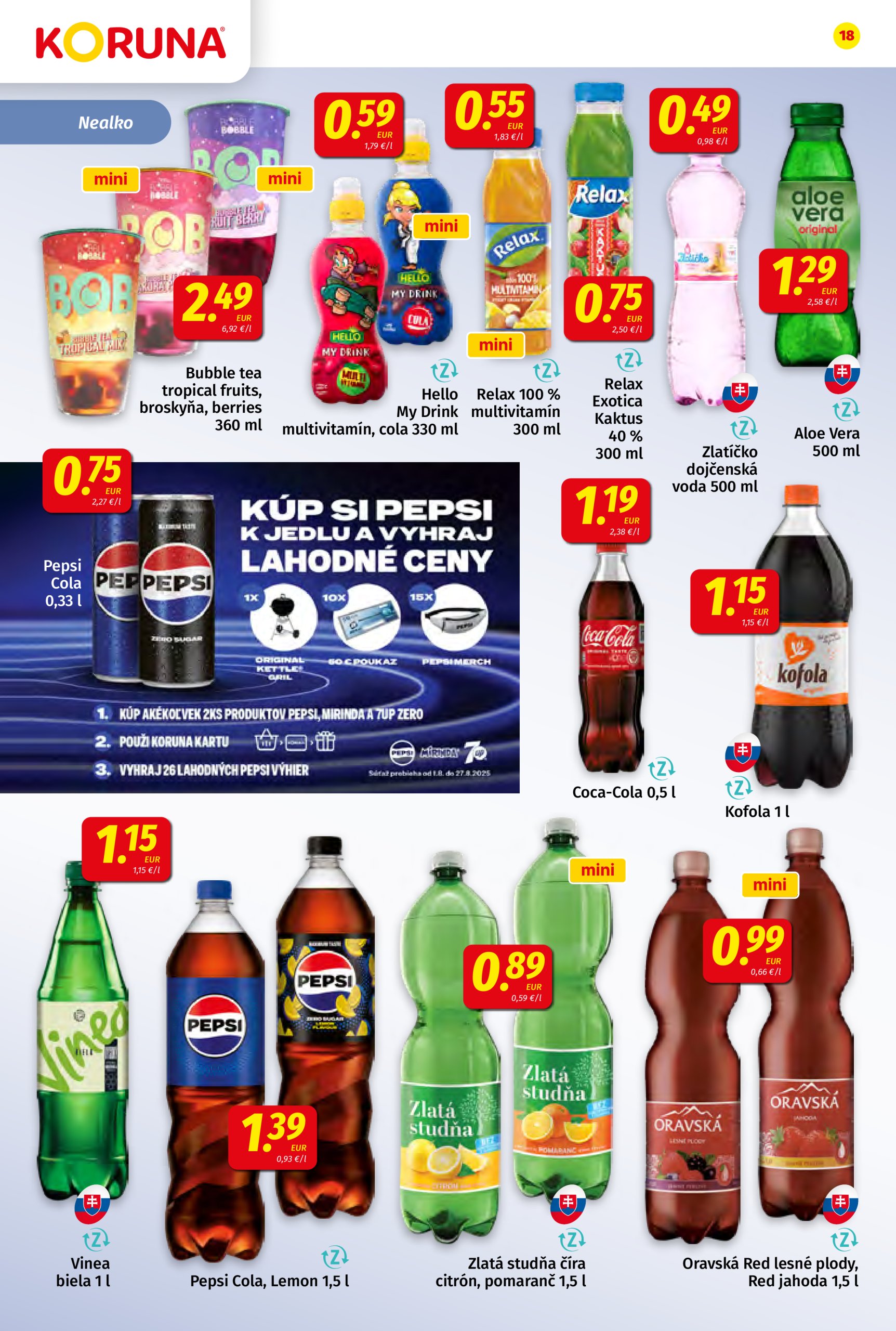 koruna - Leták Koruna platný od 01.08. do 13.08. - page: 18
