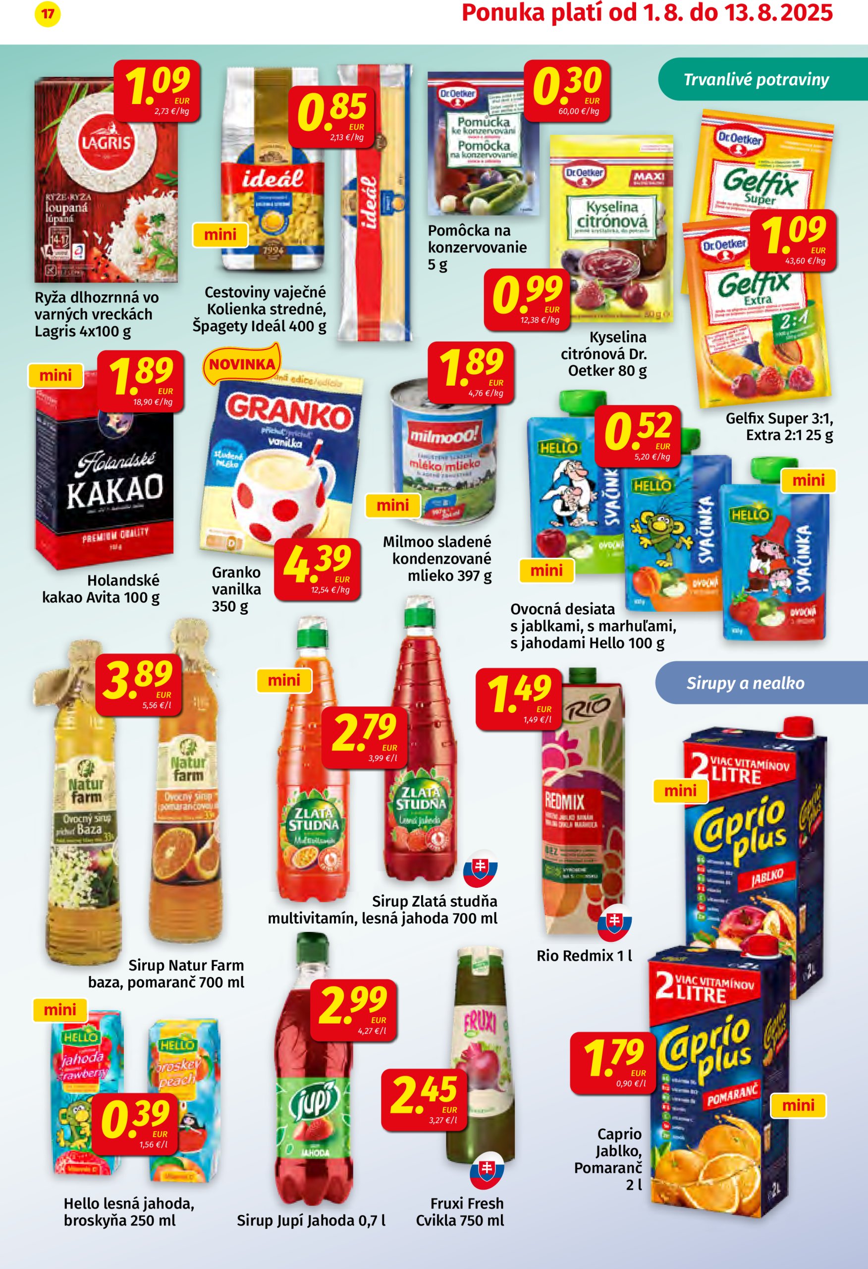 koruna - Leták Koruna platný od 01.08. do 13.08. - page: 17