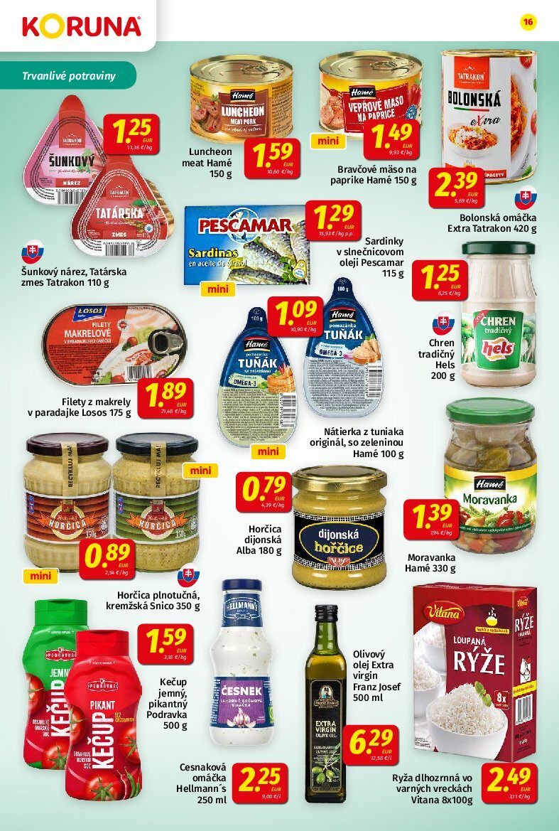 koruna - Leták Koruna platný od 15.08. do 27.08. - page: 16