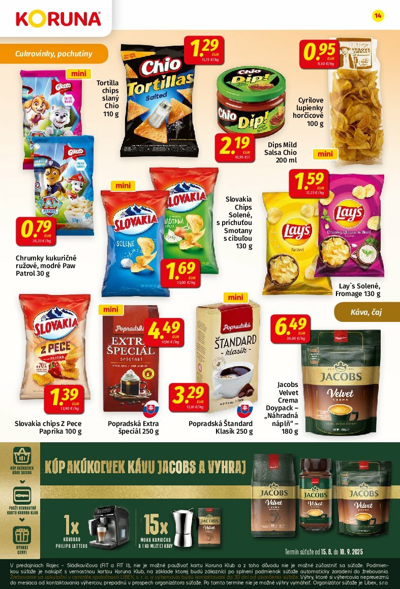 koruna - Leták Koruna platný od 15.08. do 27.08. - page: 14