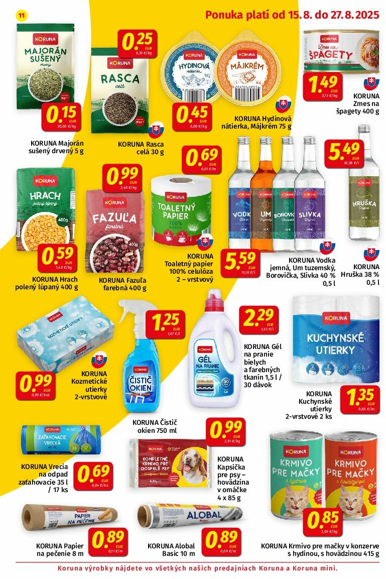 koruna - Leták Koruna platný od 15.08. do 27.08. - page: 11