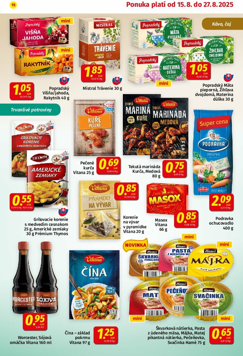 koruna - Leták Koruna platný od 15.08. do 27.08. - page: 15
