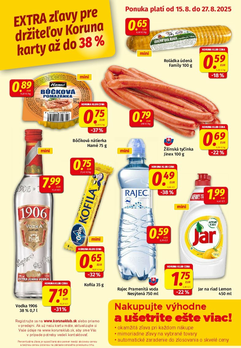 koruna - Leták Koruna platný od 15.08. do 27.08. - page: 9
