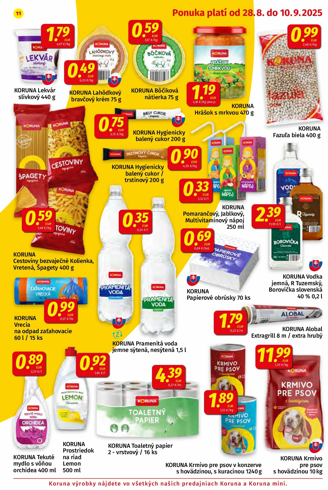 koruna - Leták Koruna platný od 28.08. do 10.09. - page: 11