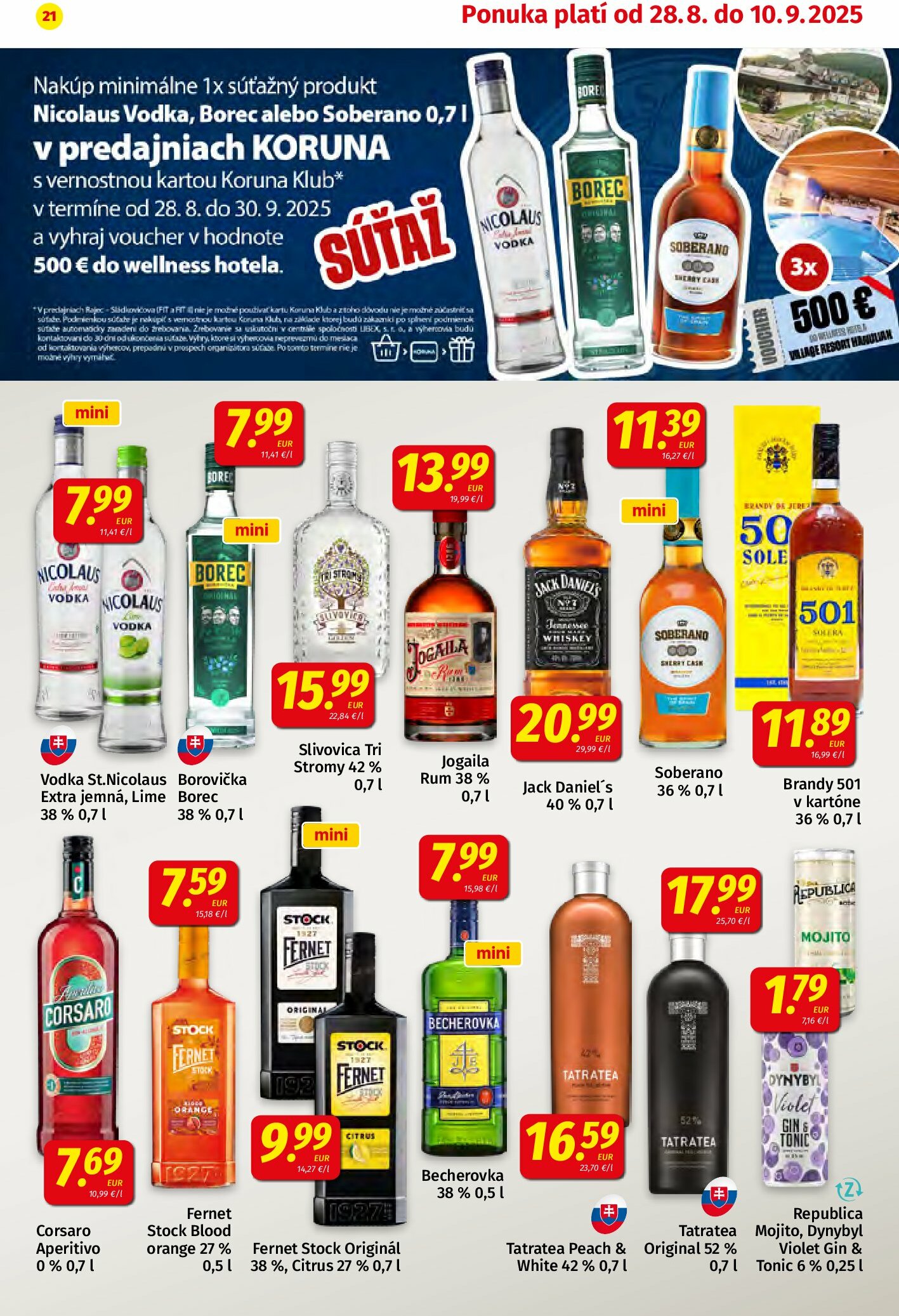 koruna - Leták Koruna platný od 28.08. do 10.09. - page: 21