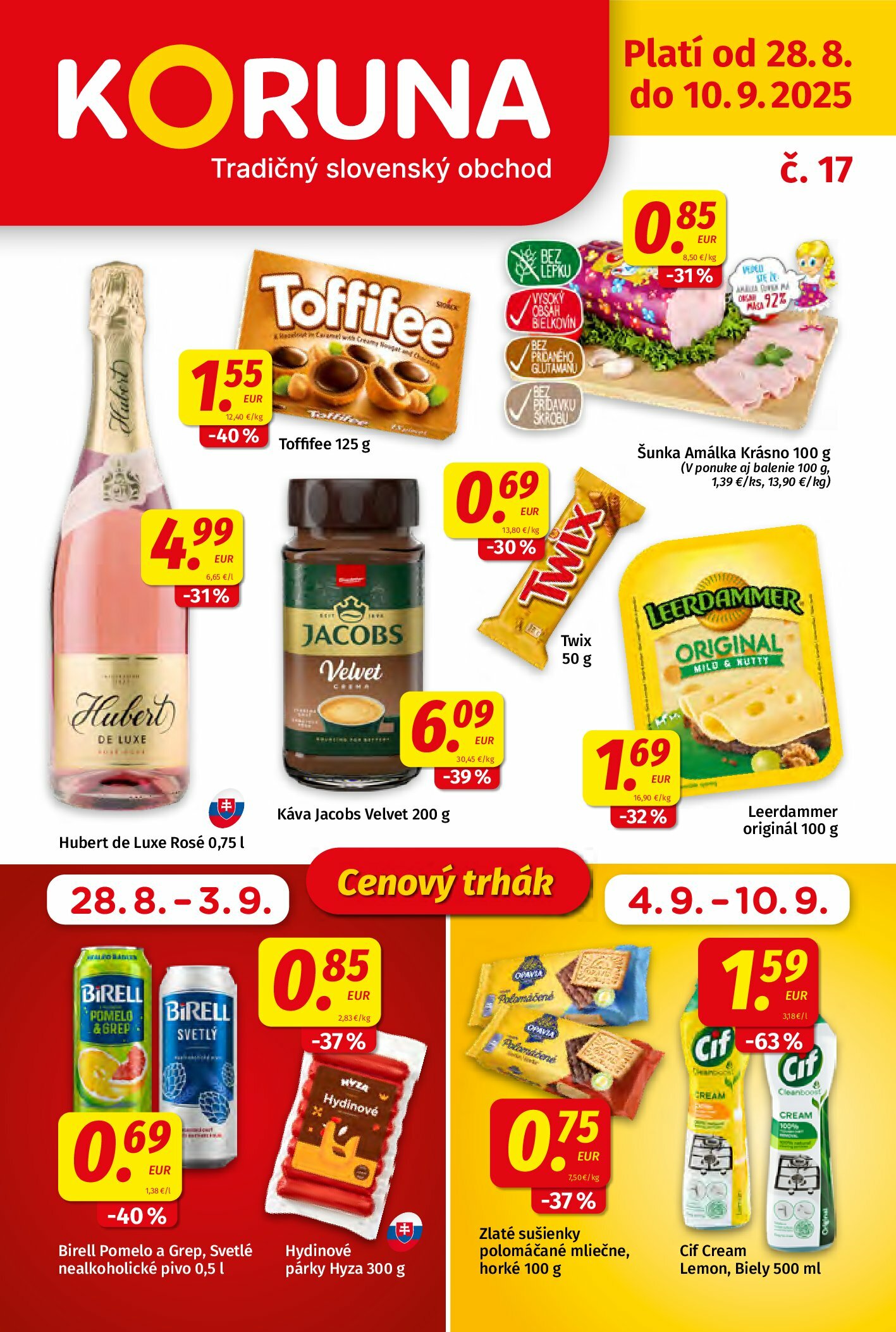 koruna - Leták Koruna platný od 28.08. do 10.09.