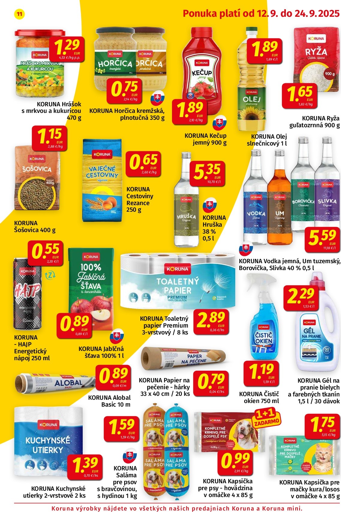 koruna - Leták Koruna platný od 12.09. do 24.09. - page: 11