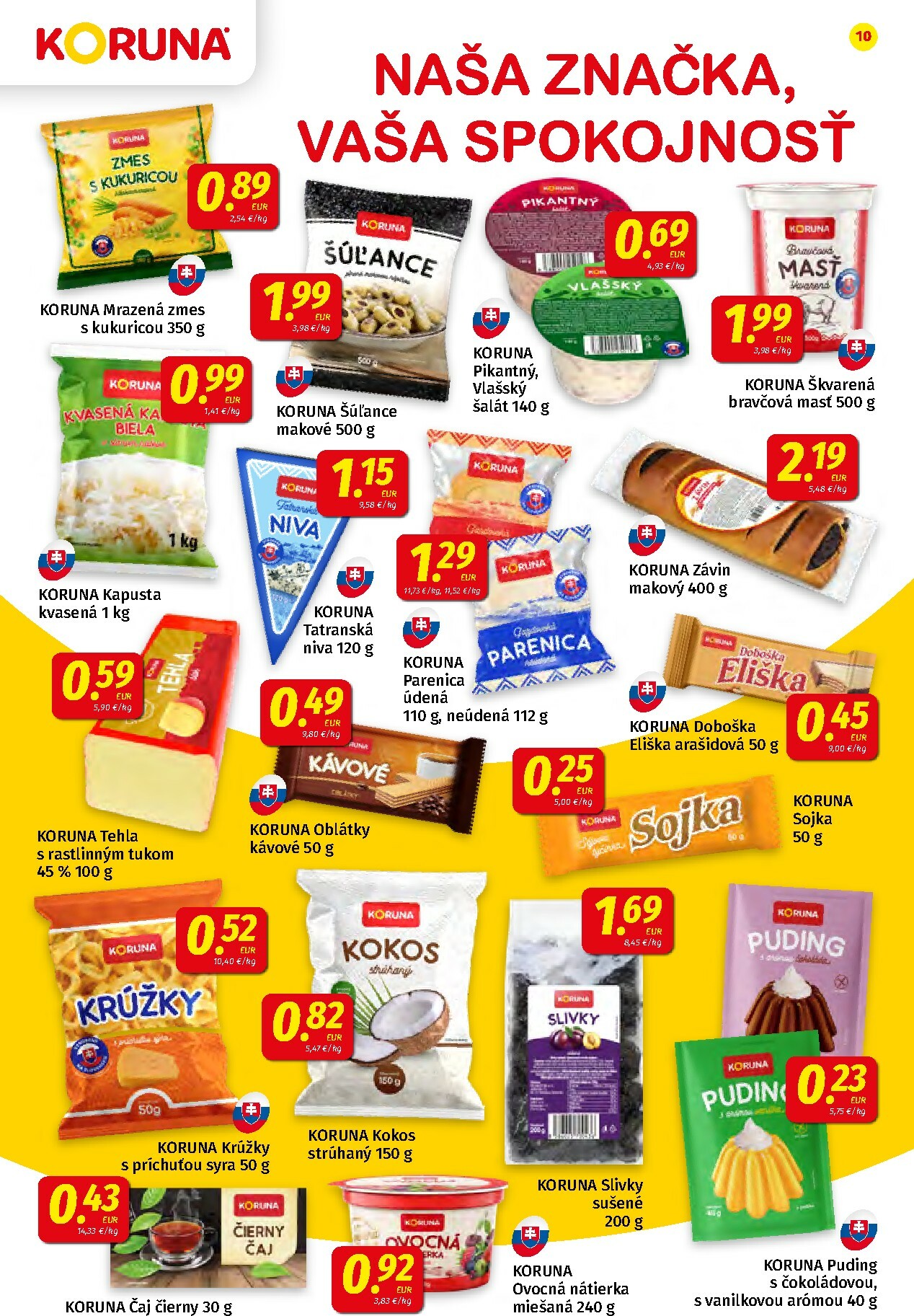 koruna - Leták Koruna platný od 26.09. do 08.10. - page: 10