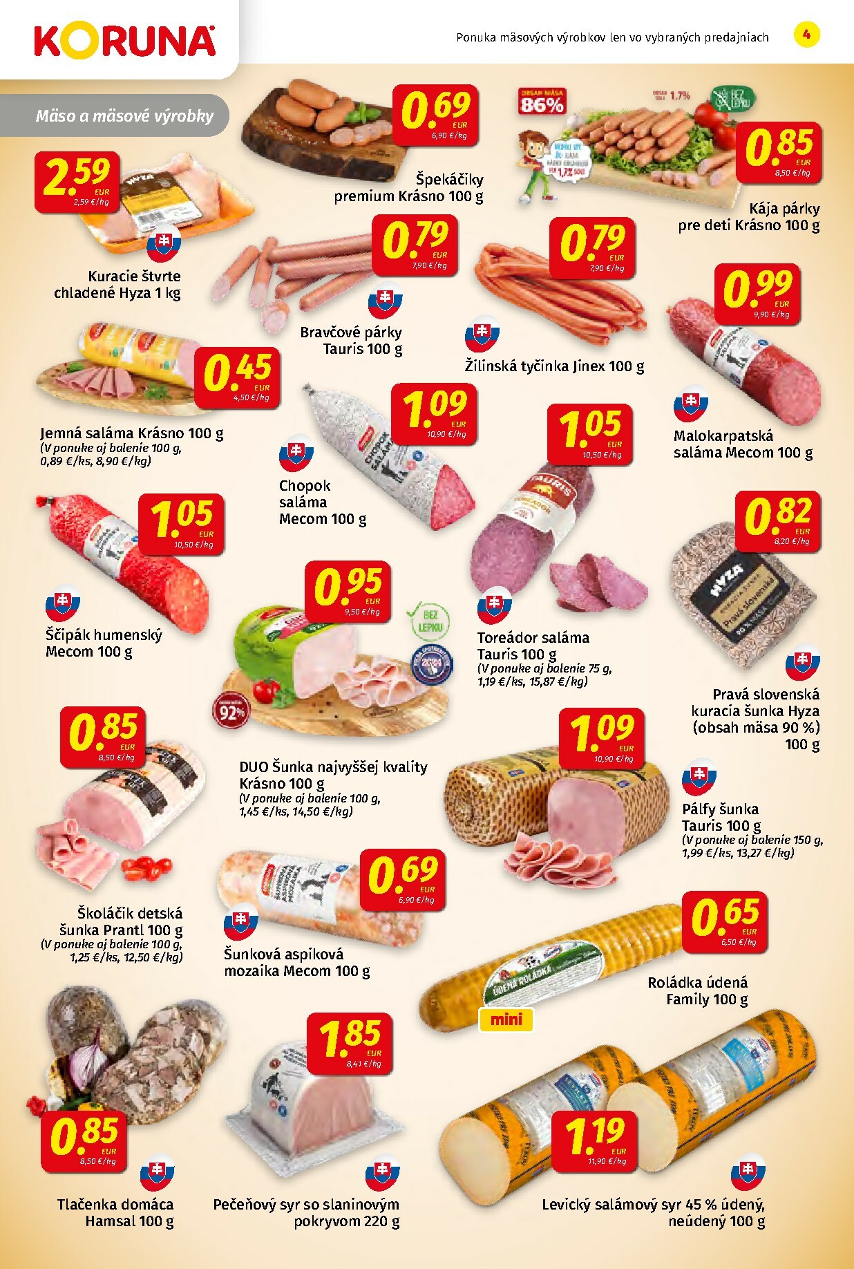 koruna - Leták Koruna platný od 26.09. do 08.10. - page: 4