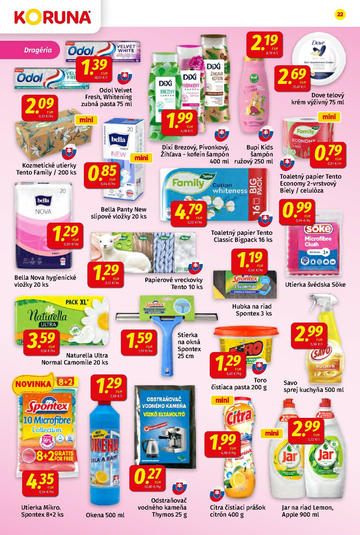 koruna - Leták Koruna platný od 26.09. do 08.10. - page: 22