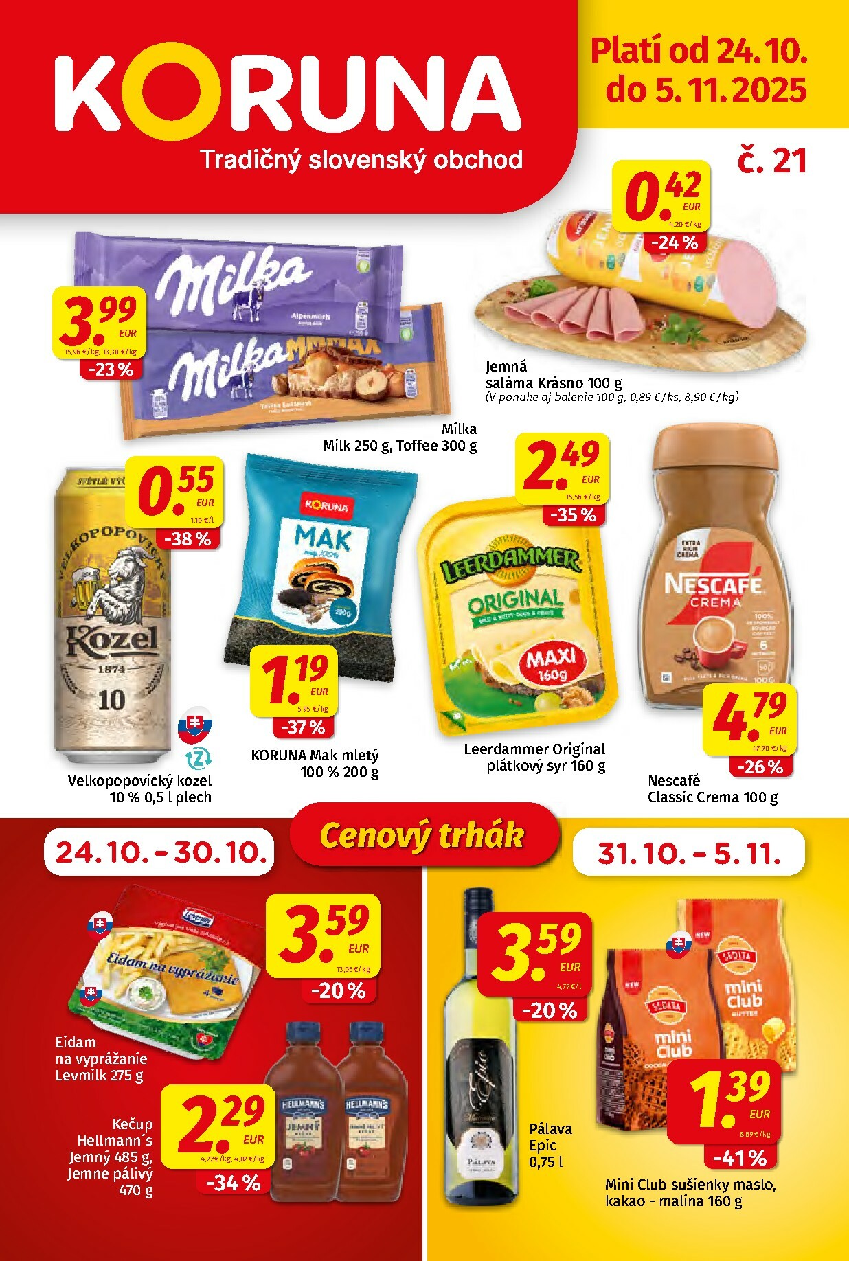 koruna - Leták Koruna platný od 24.10. do 05.11.