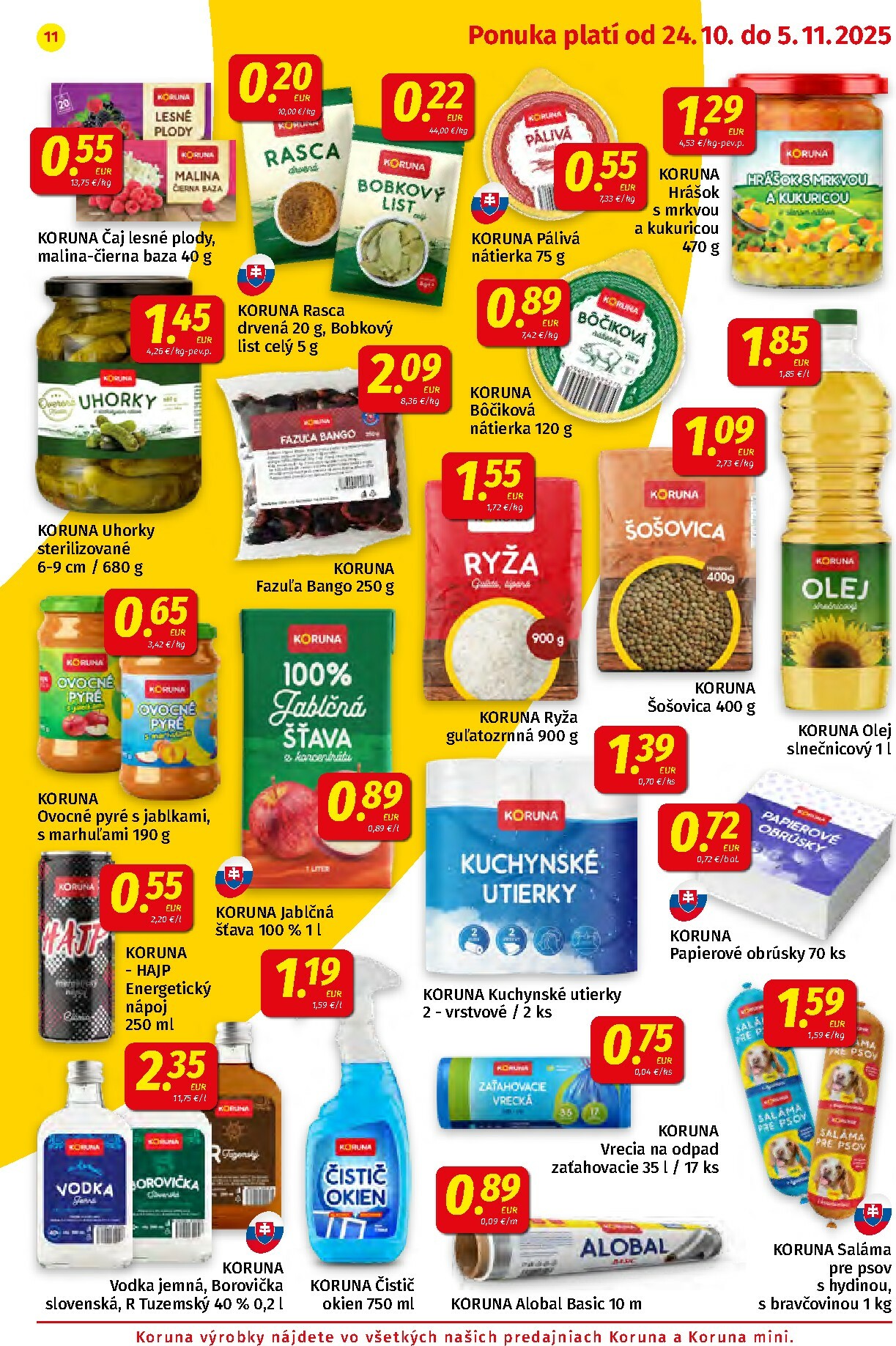 koruna - Leták Koruna platný od 24.10. do 05.11. - page: 11