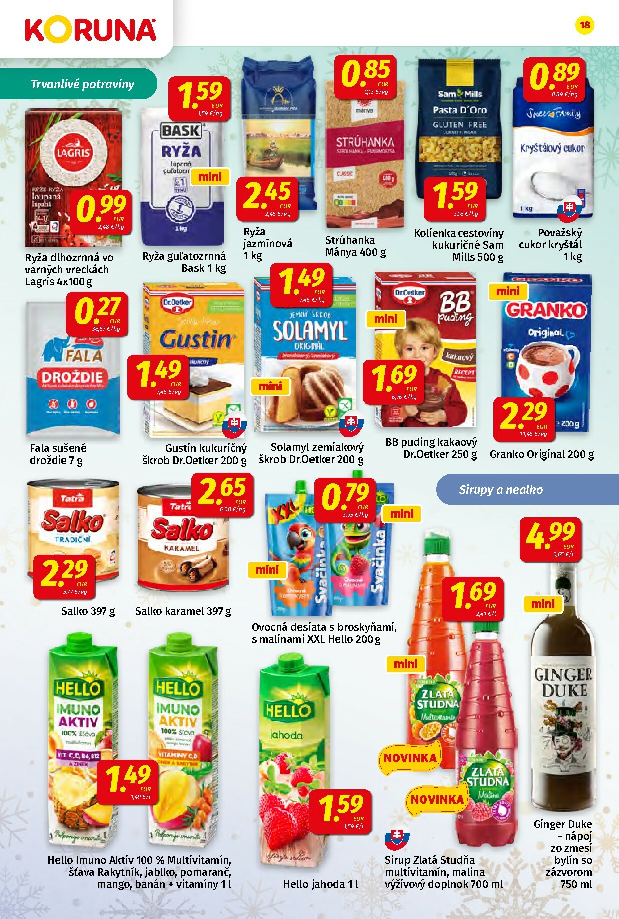 koruna - Leták Koruna platný od 19.12. do 31.12. - page: 18