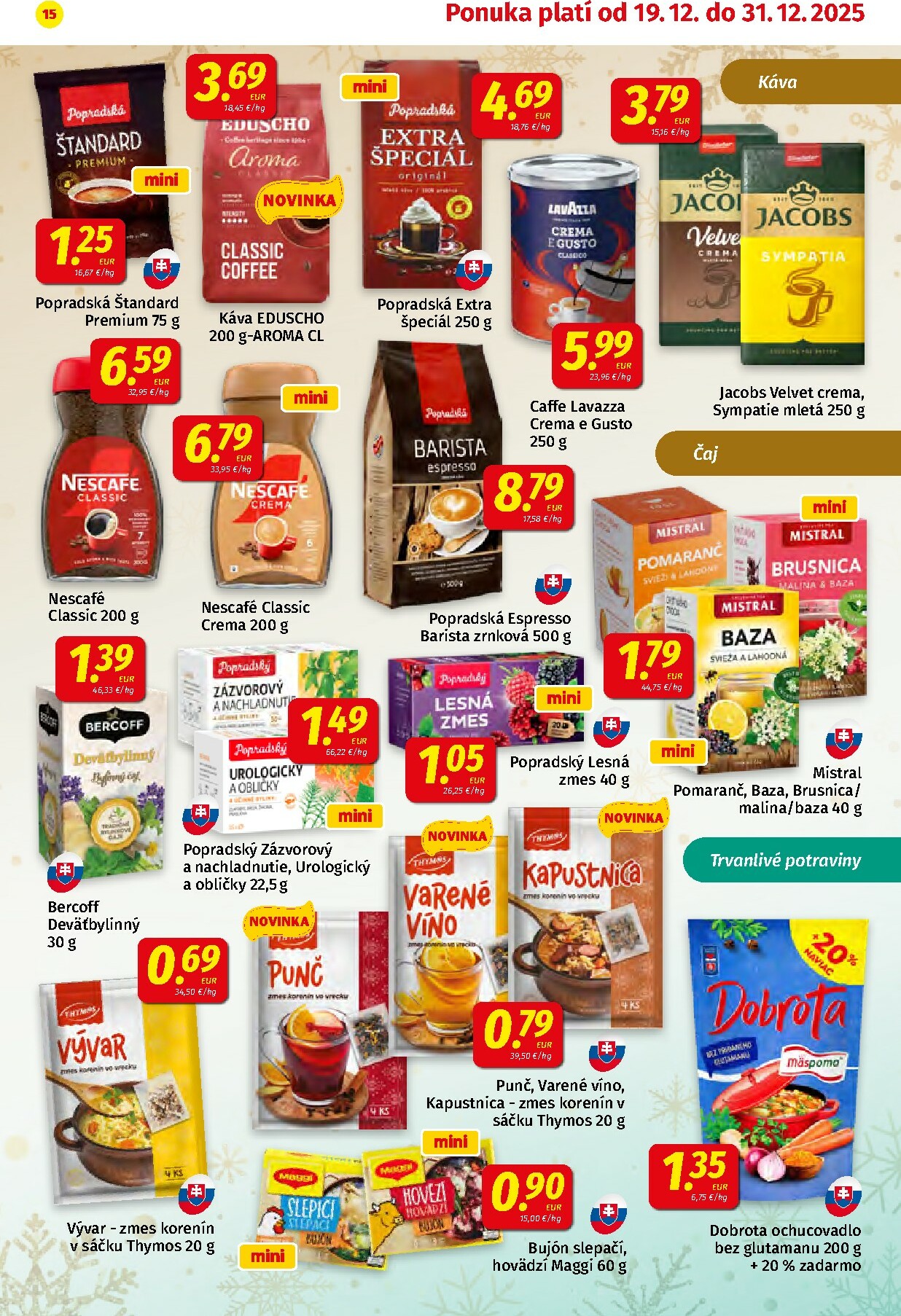 koruna - Leták Koruna platný od 19.12. do 31.12. - page: 15