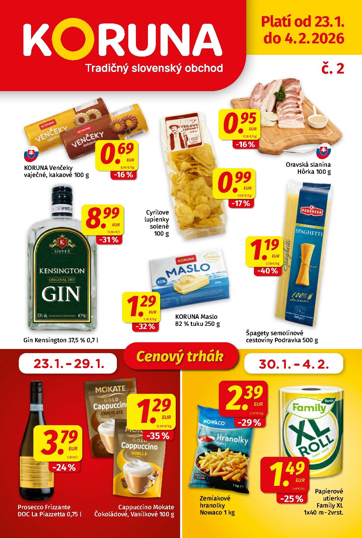 koruna - Leták Koruna platný od 23.01. do 04.02.