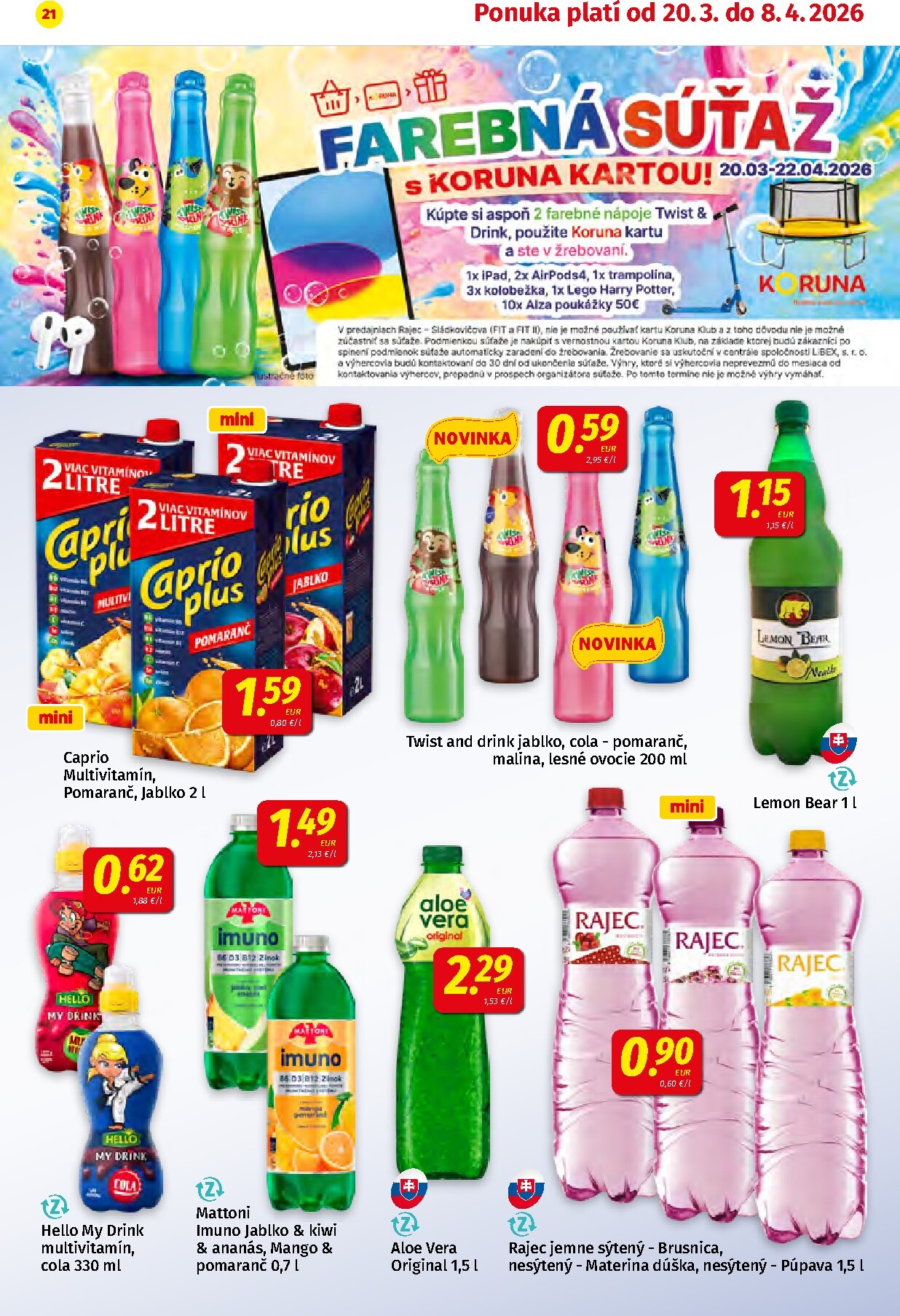koruna - Leták Koruna platný od 20.03.2026 do 08.04.2026 - page: 21