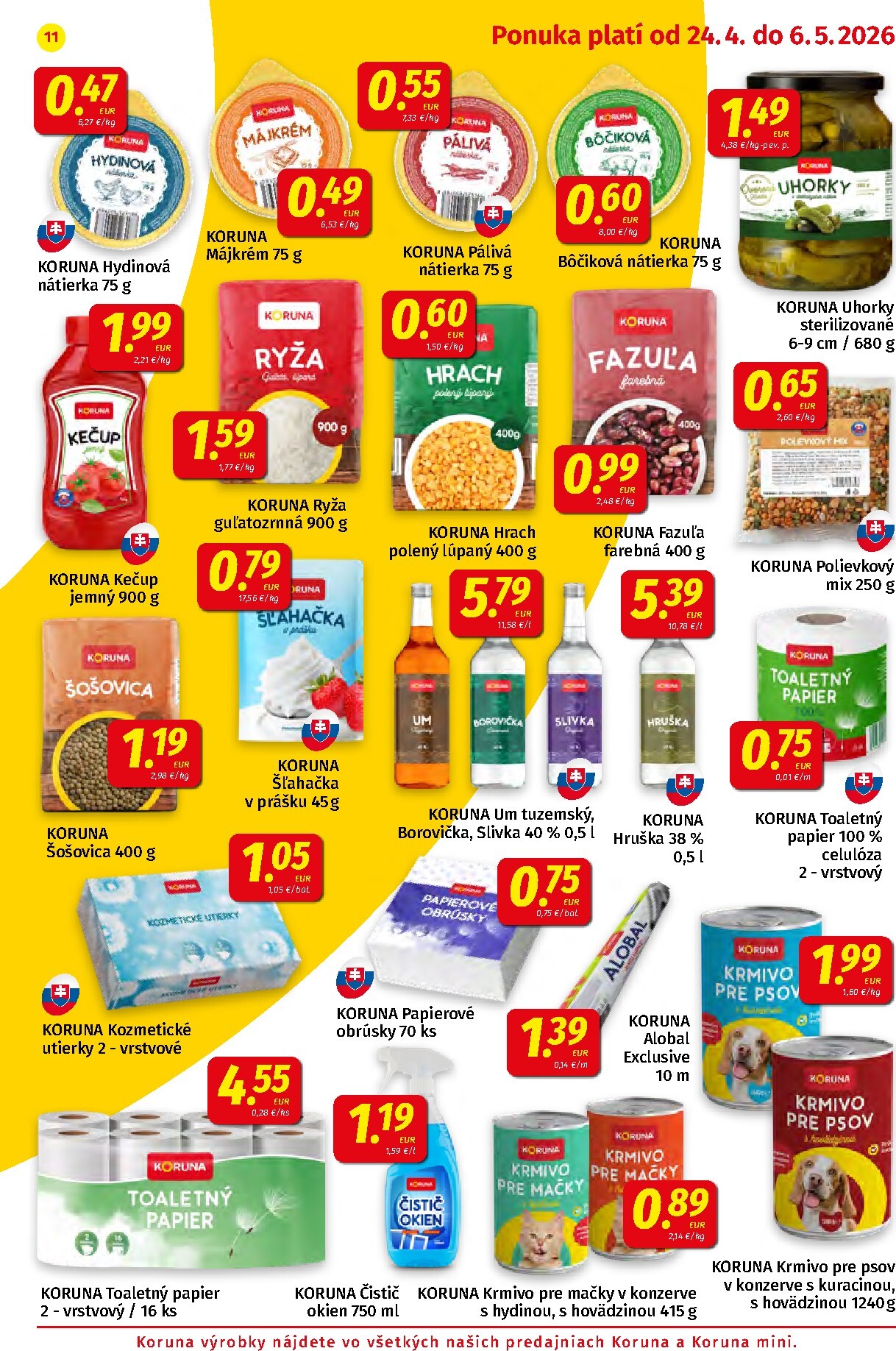 koruna - Nový leták Koruna od piatku, 24.04.2026 do stredy, 06.05.2026 - page: 11