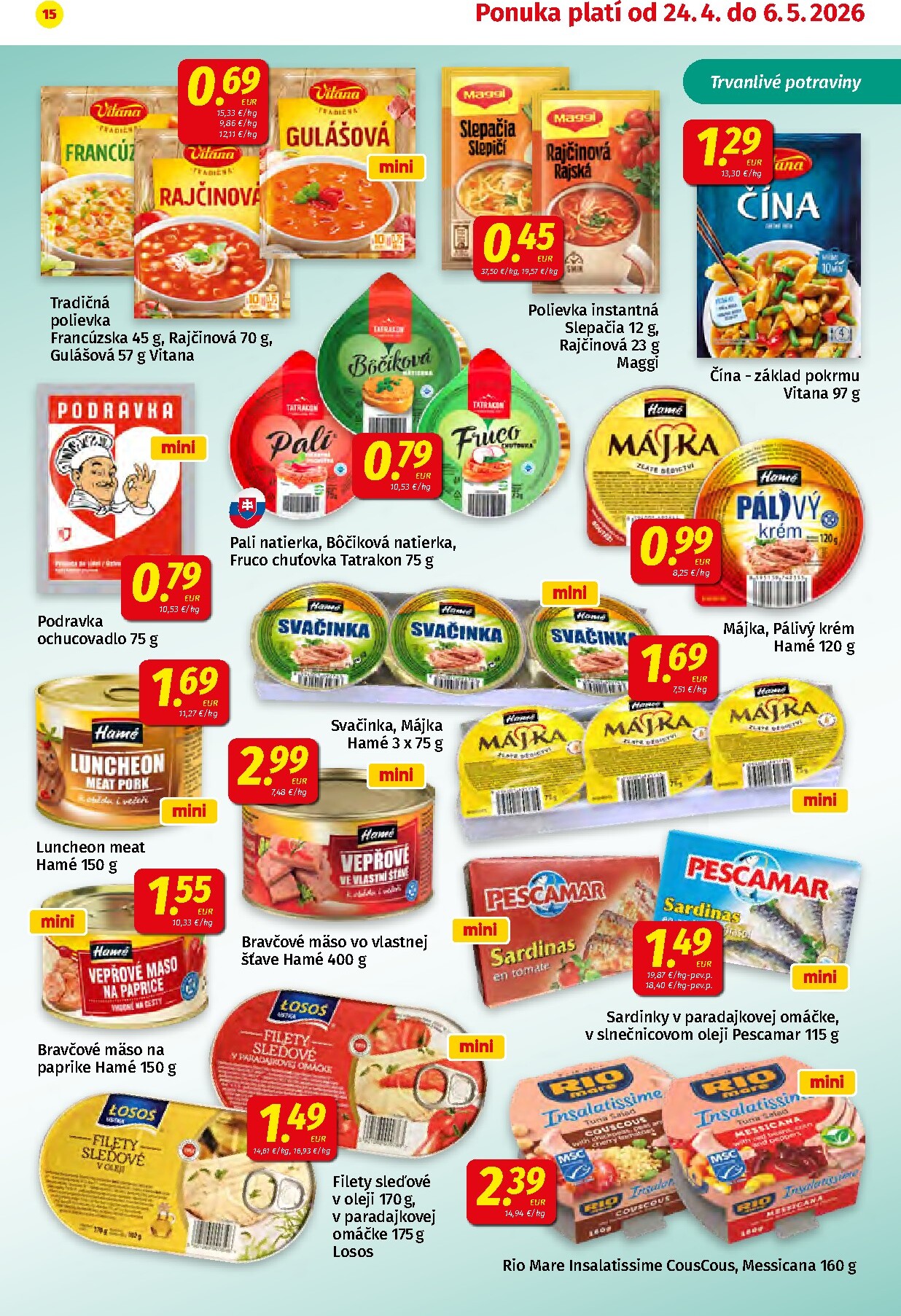 koruna - Nový leták Koruna od piatku, 24.04.2026 do stredy, 06.05.2026 - page: 15