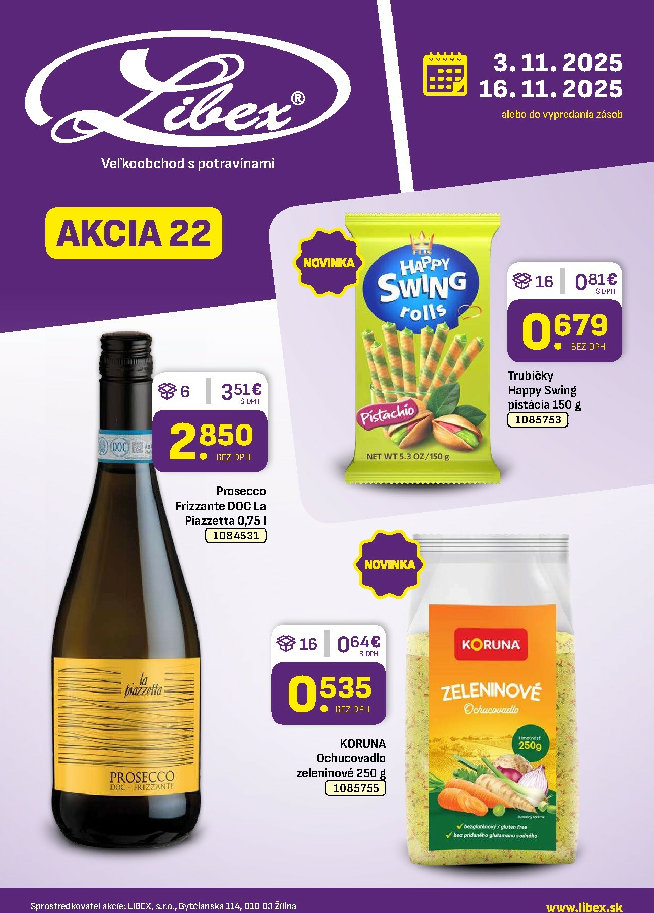 libex - Leták Libex platný od 03.11. do 16.11. - page: 1