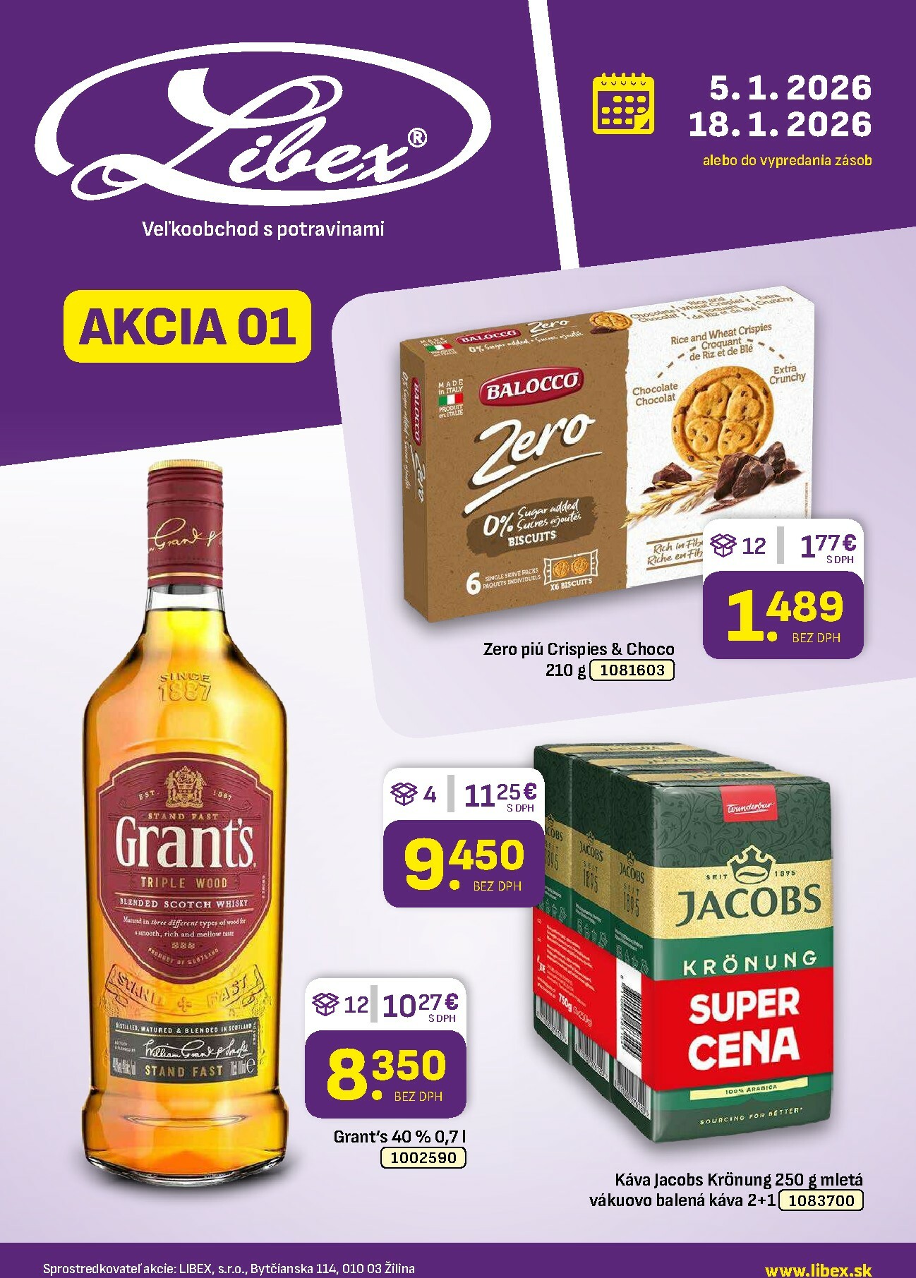 libex - Leták Libex platný od 05.01. do 18.01. - page: 1