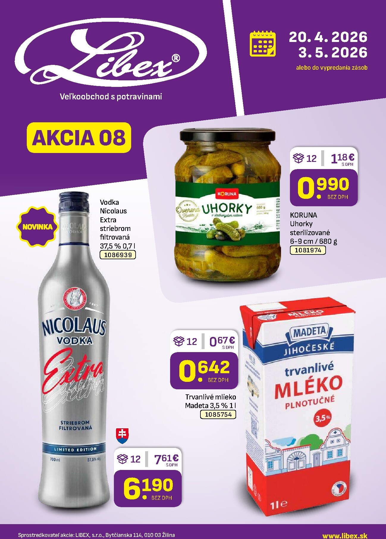 libex - Nový leták Libex od pondelka, 20.04.2026 do nedele, 03.05.2026 - page: 1