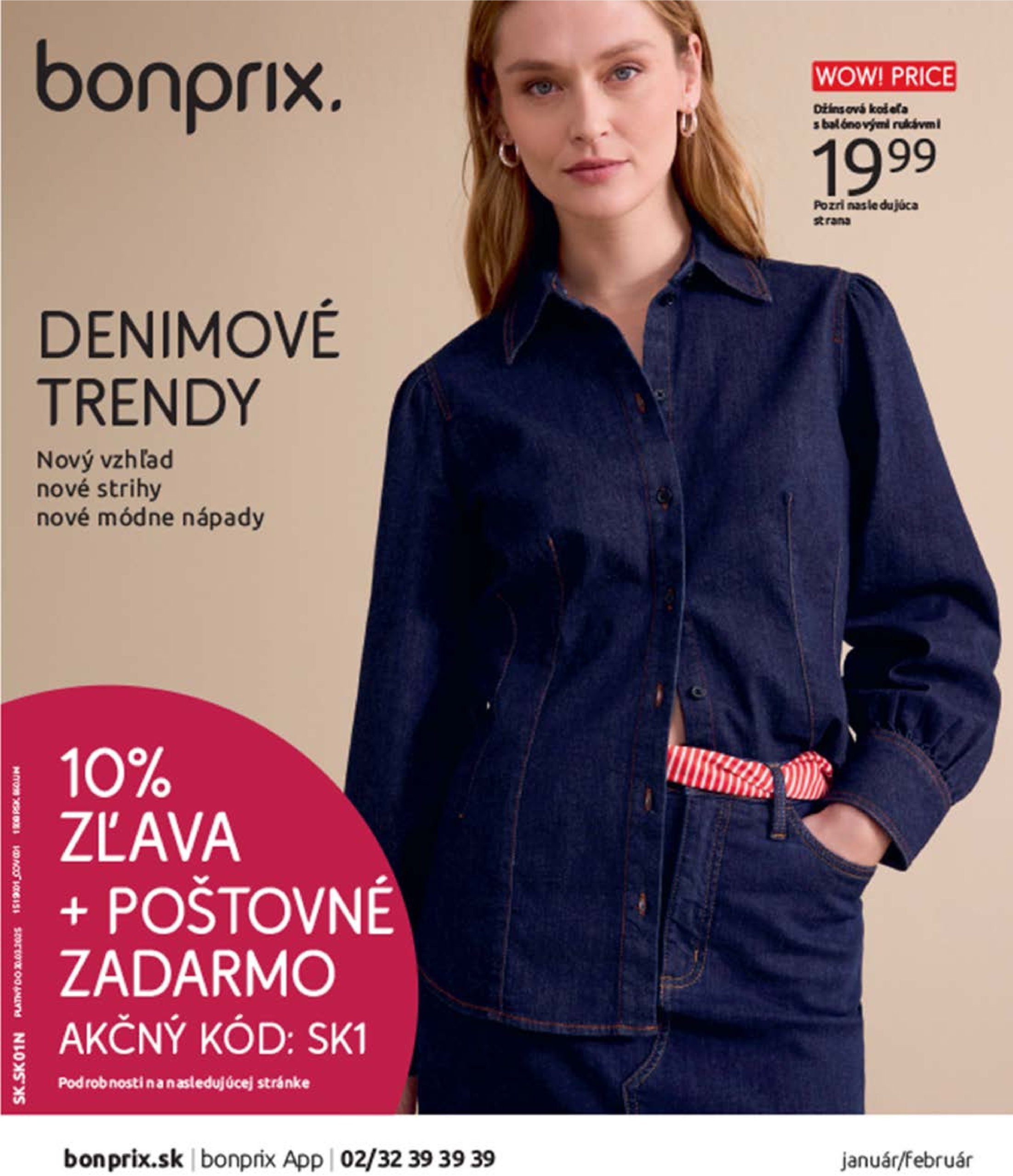 bonprix - Bonprix - Denimové trendy leták platný od 01.02. - 20.03.