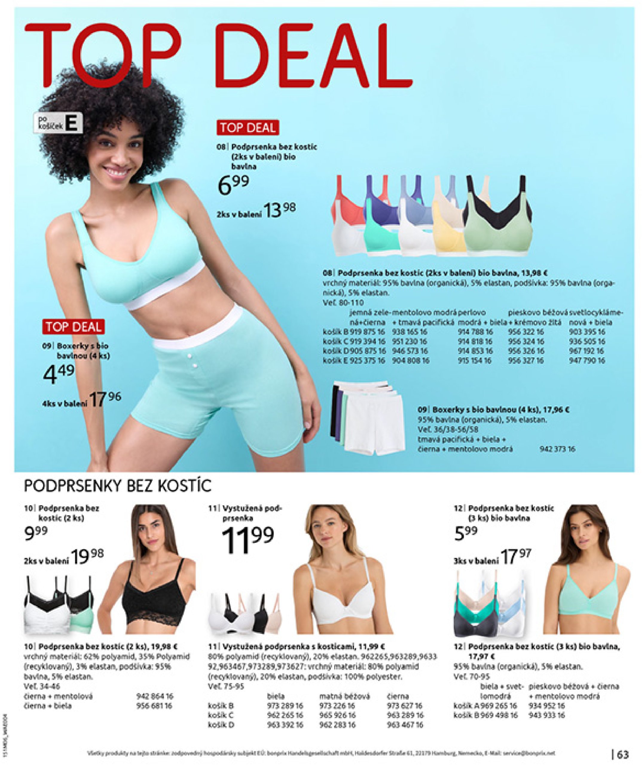 bonprix - Leták Bonprix - Letné odporúčanie platný od 16.07. do 25.08. - page: 65 bonprix - Leták Bonprix - Letné odporúčanie platný od 16.07. do 25.08. - page: 65
