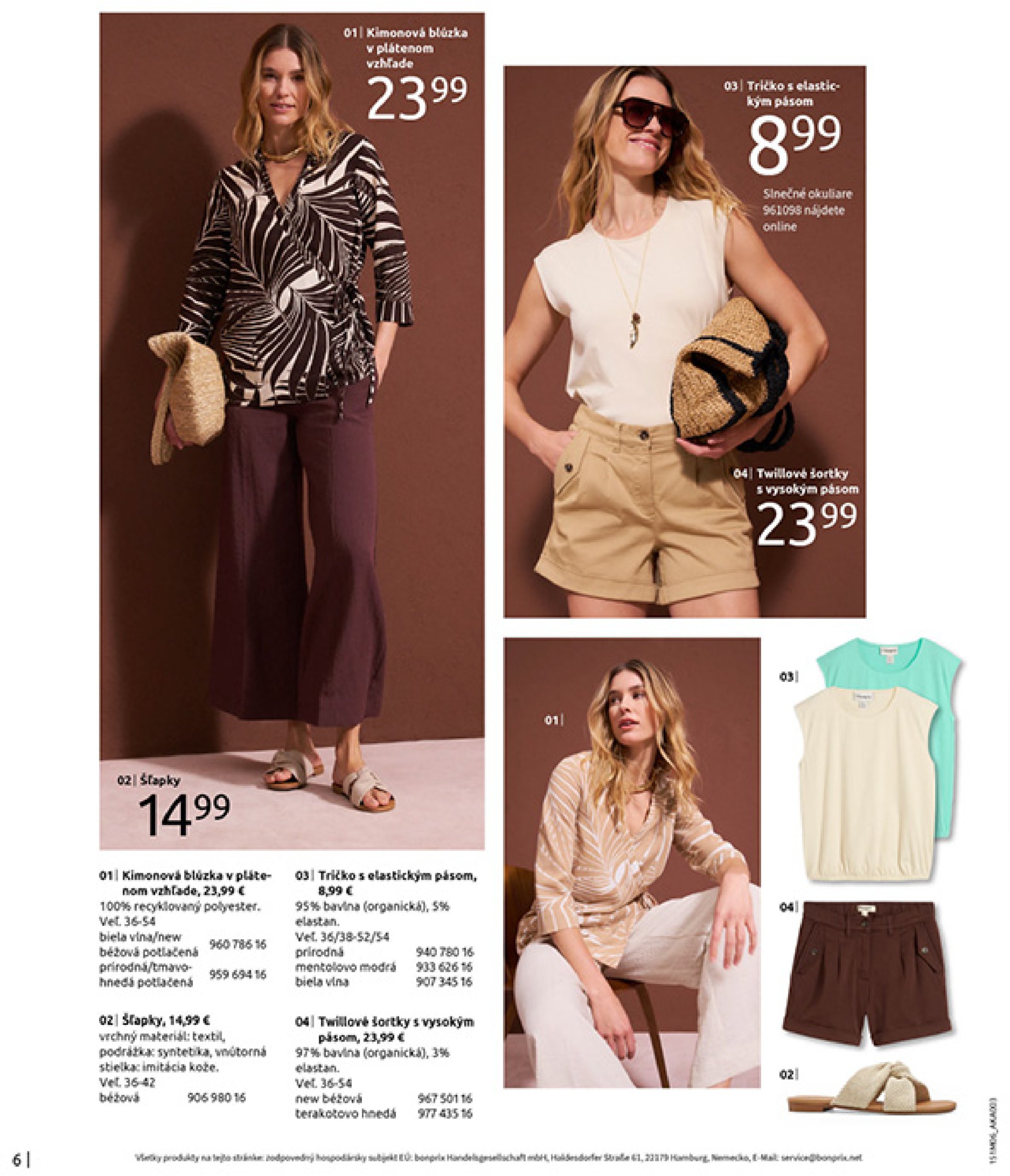 bonprix - Leták Bonprix - Letné odporúčanie platný od 16.07. do 25.08. - page: 8 bonprix - Leták Bonprix - Letné odporúčanie platný od 16.07. do 25.08. - page: 8