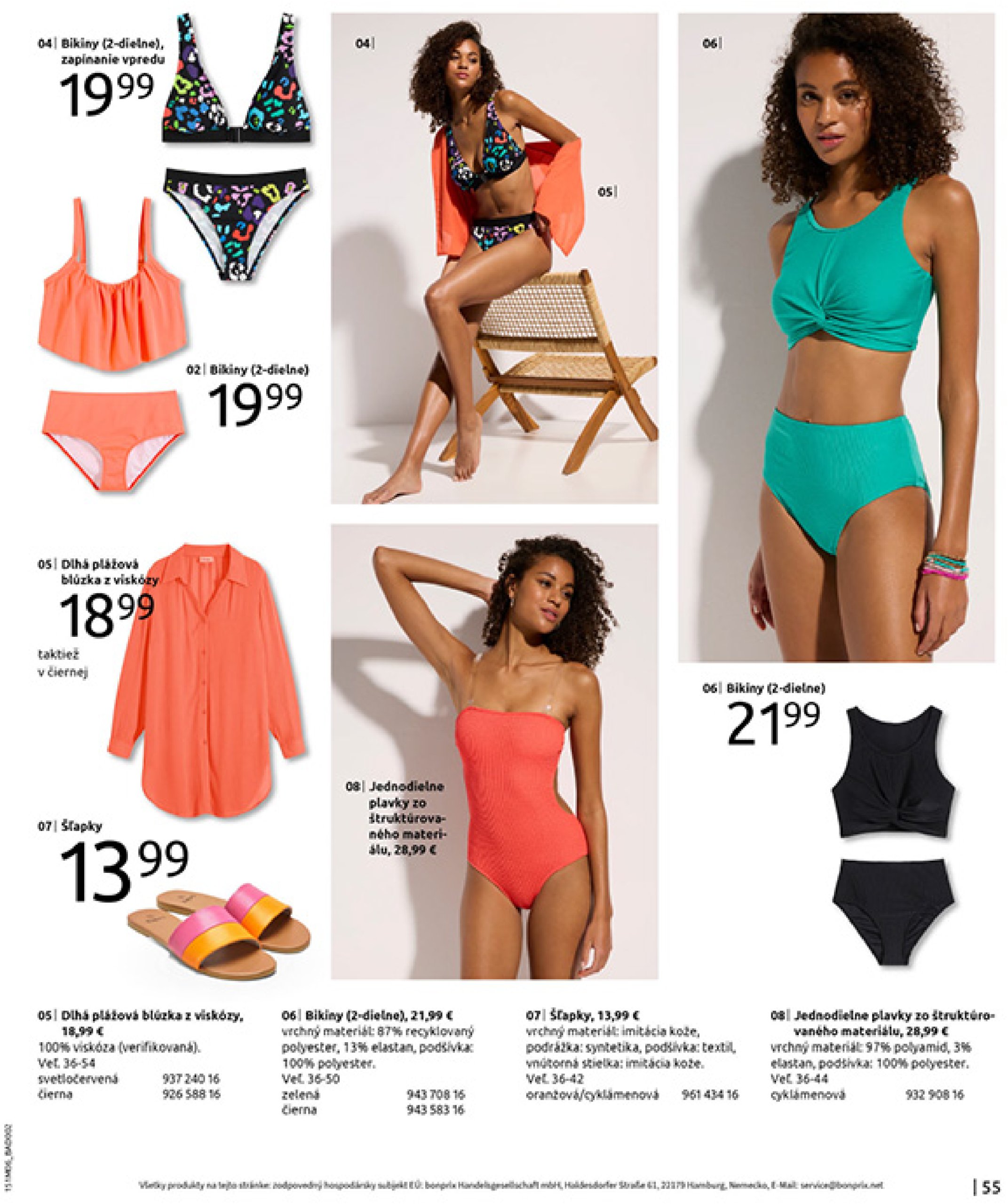 bonprix - Leták Bonprix - Letné odporúčanie platný od 16.07. do 25.08. - page: 57 bonprix - Leták Bonprix - Letné odporúčanie platný od 16.07. do 25.08. - page: 57