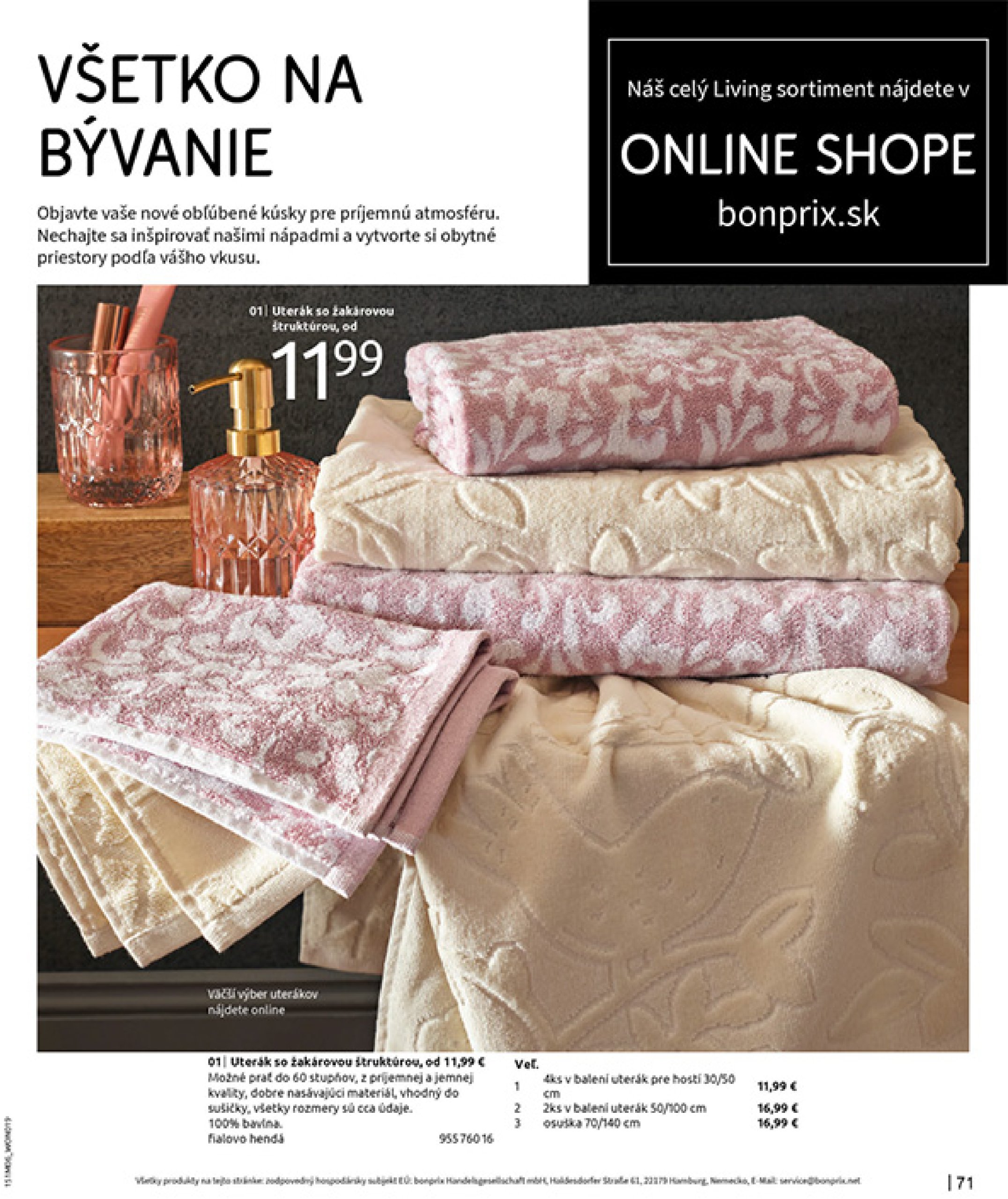 bonprix - Leták Bonprix - Letné odporúčanie platný od 16.07. do 25.08. - page: 73 bonprix - Leták Bonprix - Letné odporúčanie platný od 16.07. do 25.08. - page: 73