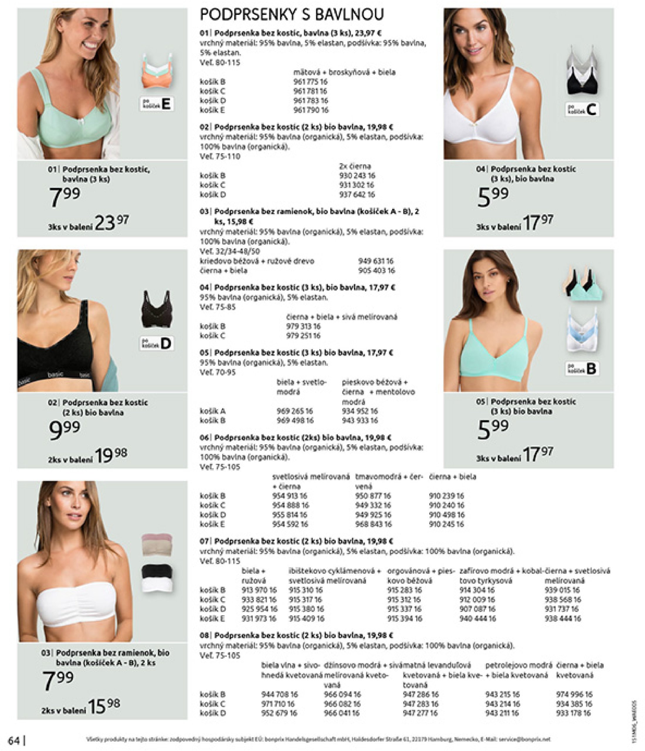 bonprix - Leták Bonprix - Letné odporúčanie platný od 16.07. do 25.08. - page: 66 bonprix - Leták Bonprix - Letné odporúčanie platný od 16.07. do 25.08. - page: 66
