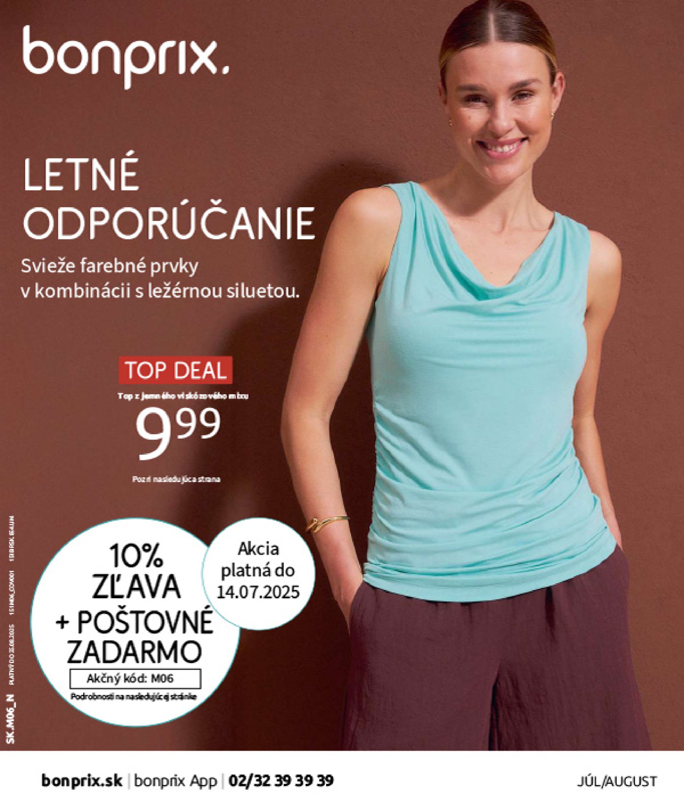 bonprix - Leták Bonprix - Letné odporúčanie platný od 16.07. do 25.08. - page: 1 bonprix - Leták Bonprix - Letné odporúčanie platný od 16.07. do 25.08. - page: 1