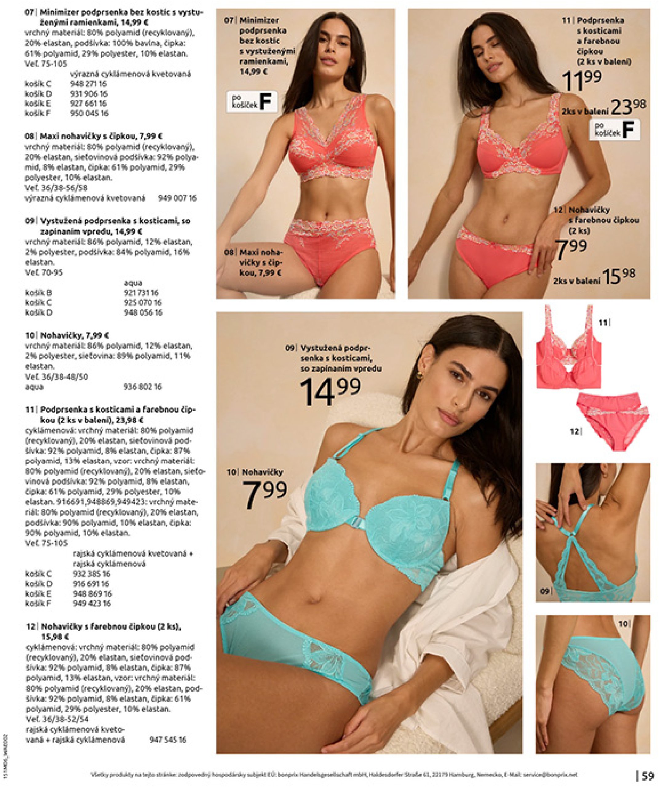 bonprix - Leták Bonprix - Letné odporúčanie platný od 16.07. do 25.08. - page: 61 bonprix - Leták Bonprix - Letné odporúčanie platný od 16.07. do 25.08. - page: 61