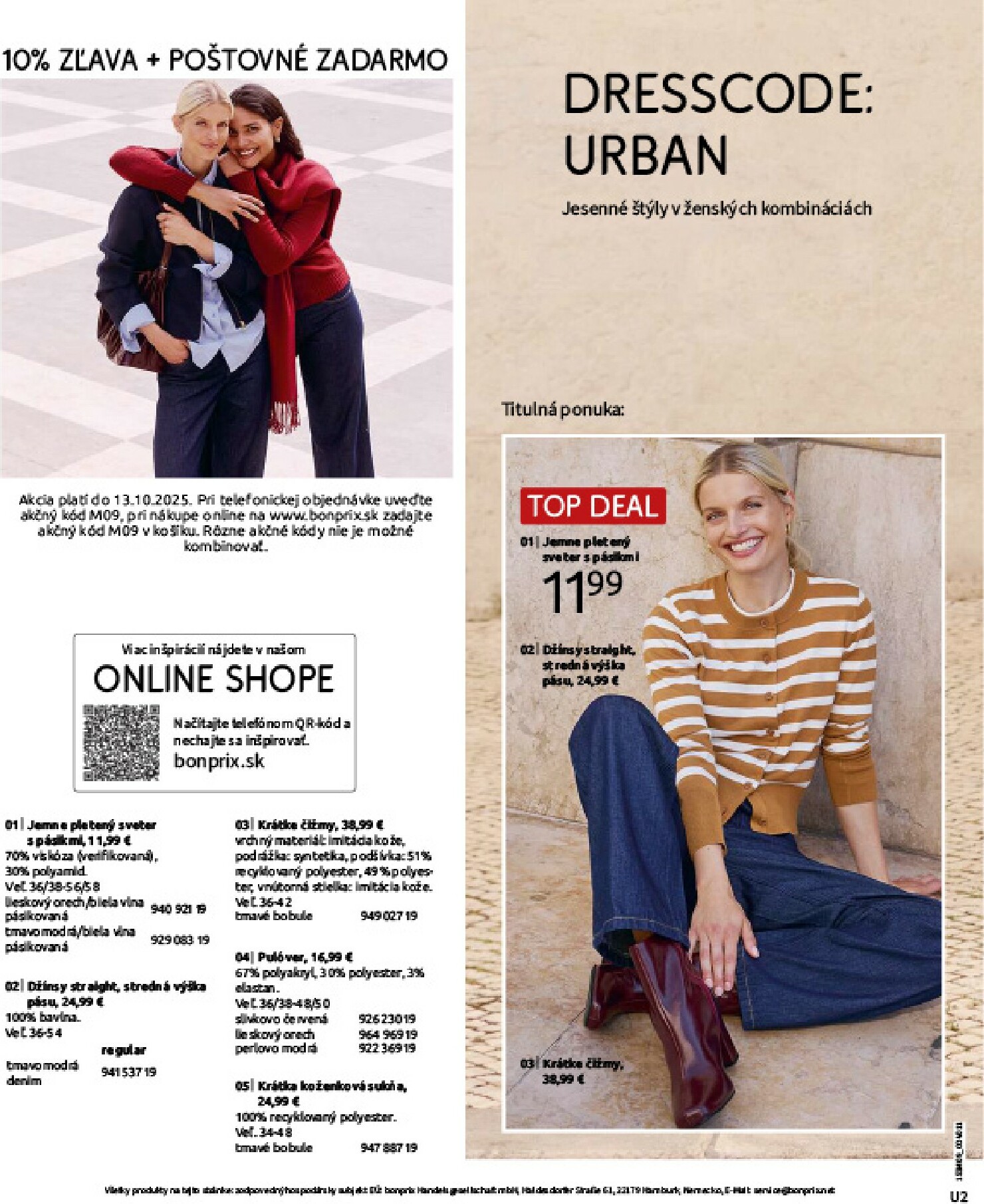 bonprix - Leták Bonprix - Mestská ležérnosť platný od 23.10. do 18.11. - page: 2