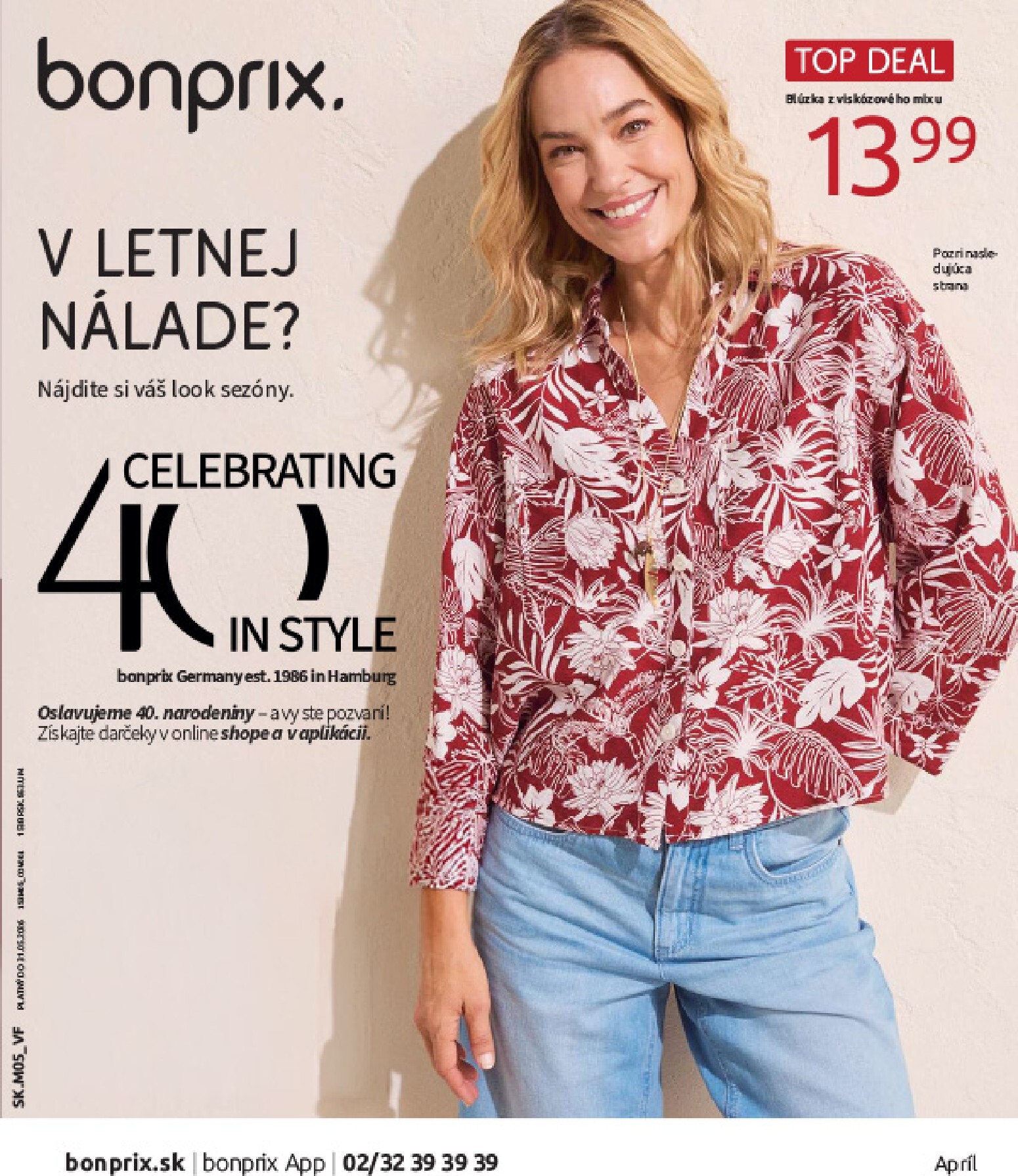 bonprix - Aktuálny leták Bonprix - V letnej nálade? od pondelka, 04.05.2026 do nedele, 31.05.2026 - page: 1