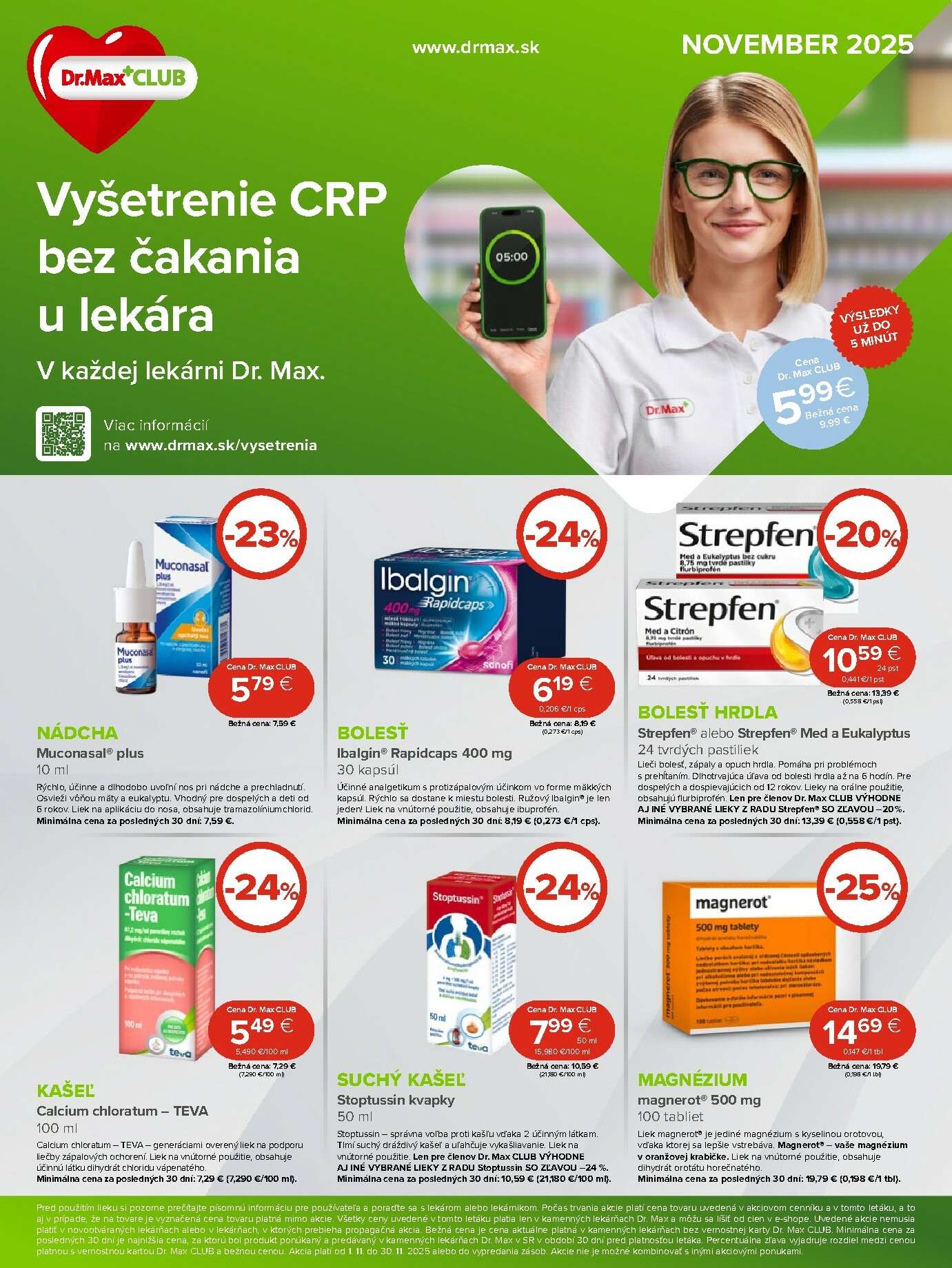 dr-max - Leták Dr. Max platný od 01.11. do 30.11.