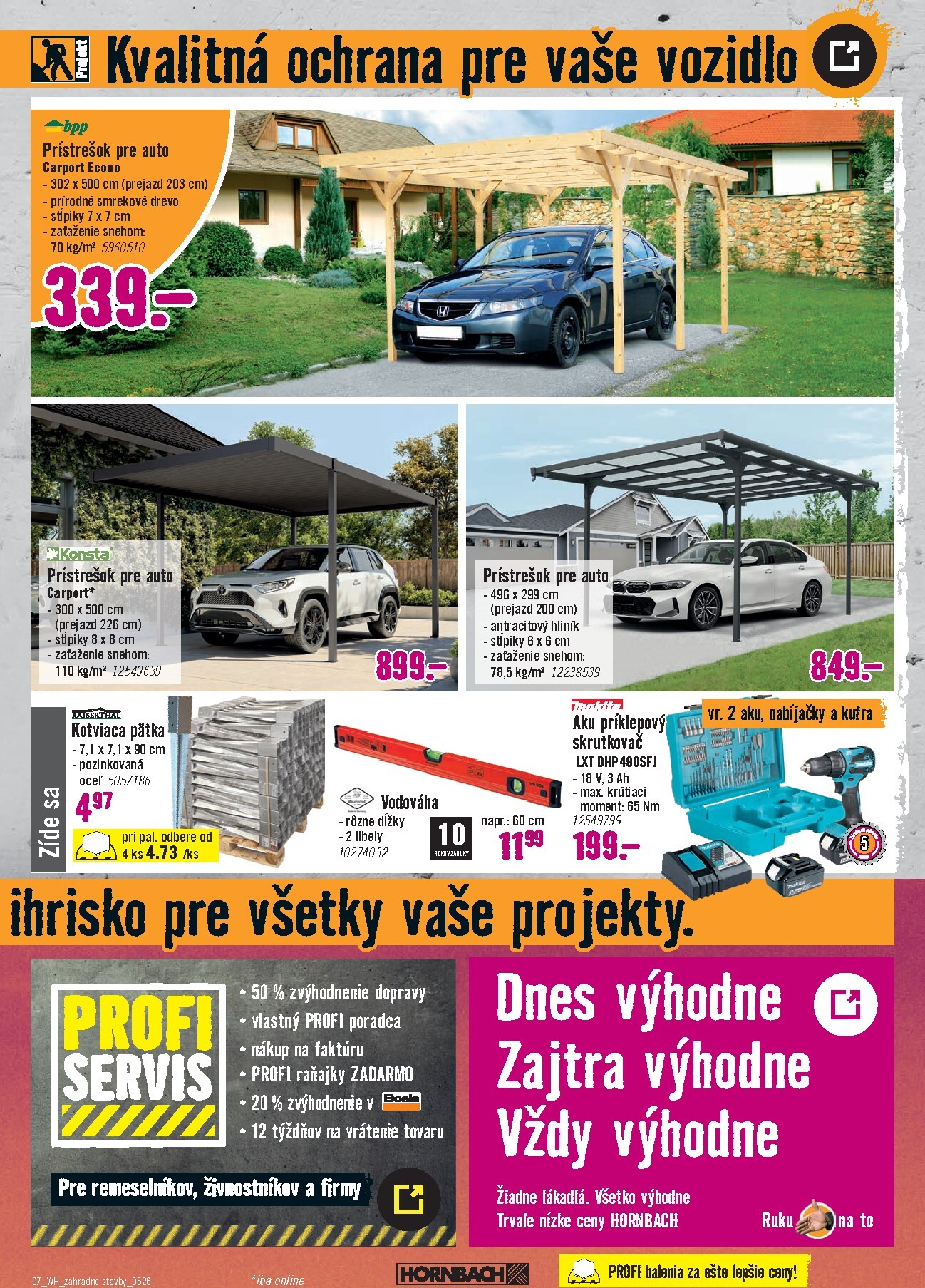 hornbach - Aktuálny HORNBACH - Zahradné stavebniny leták od stredy, 27.05.2026 do stredy, 10.06.2026 - page: 7