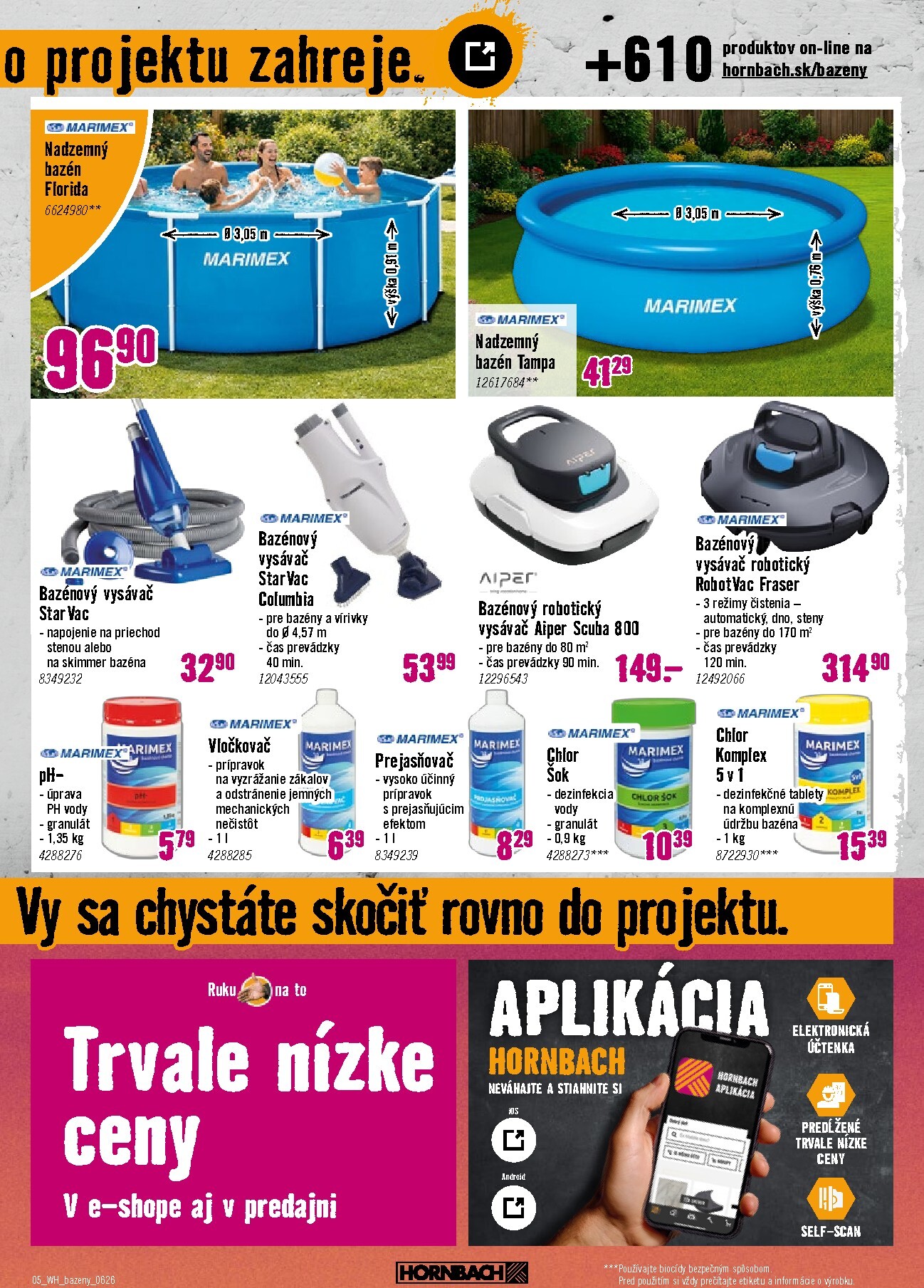 hornbach - Aktuálny HORNBACH - Bazény leták od stredy, 03.06.2026 do stredy, 17.06.2026 - page: 5