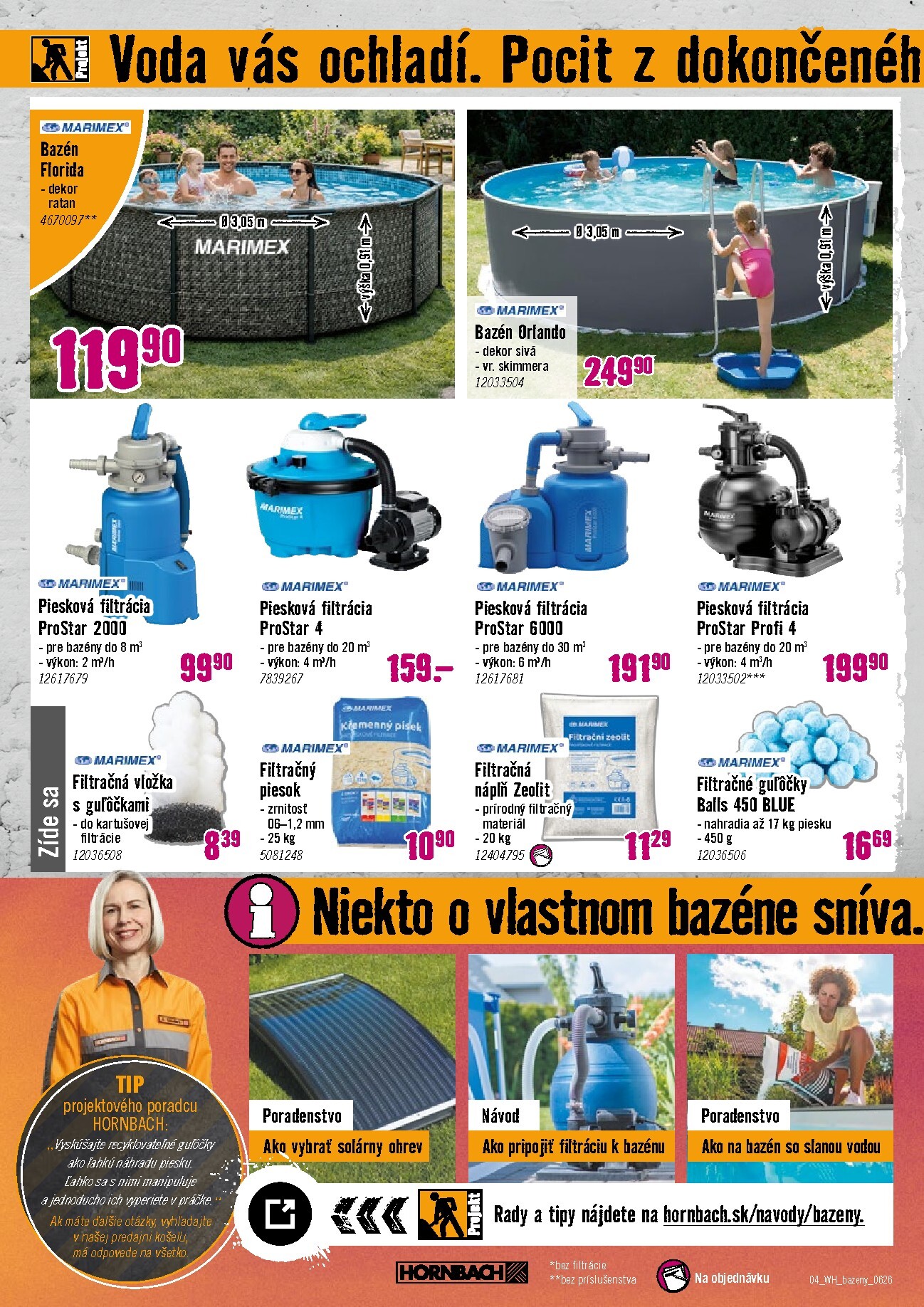 hornbach - Aktuálny HORNBACH - Bazény leták od stredy, 03.06.2026 do stredy, 17.06.2026 - page: 4
