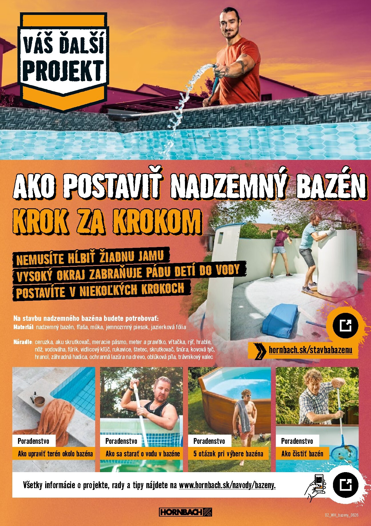 hornbach - Aktuálny HORNBACH - Bazény leták od stredy, 03.06.2026 do stredy, 17.06.2026 - page: 2